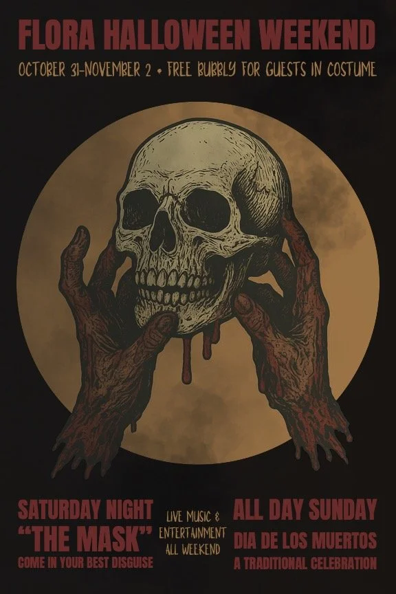 Flora Halloween Event Promo Design