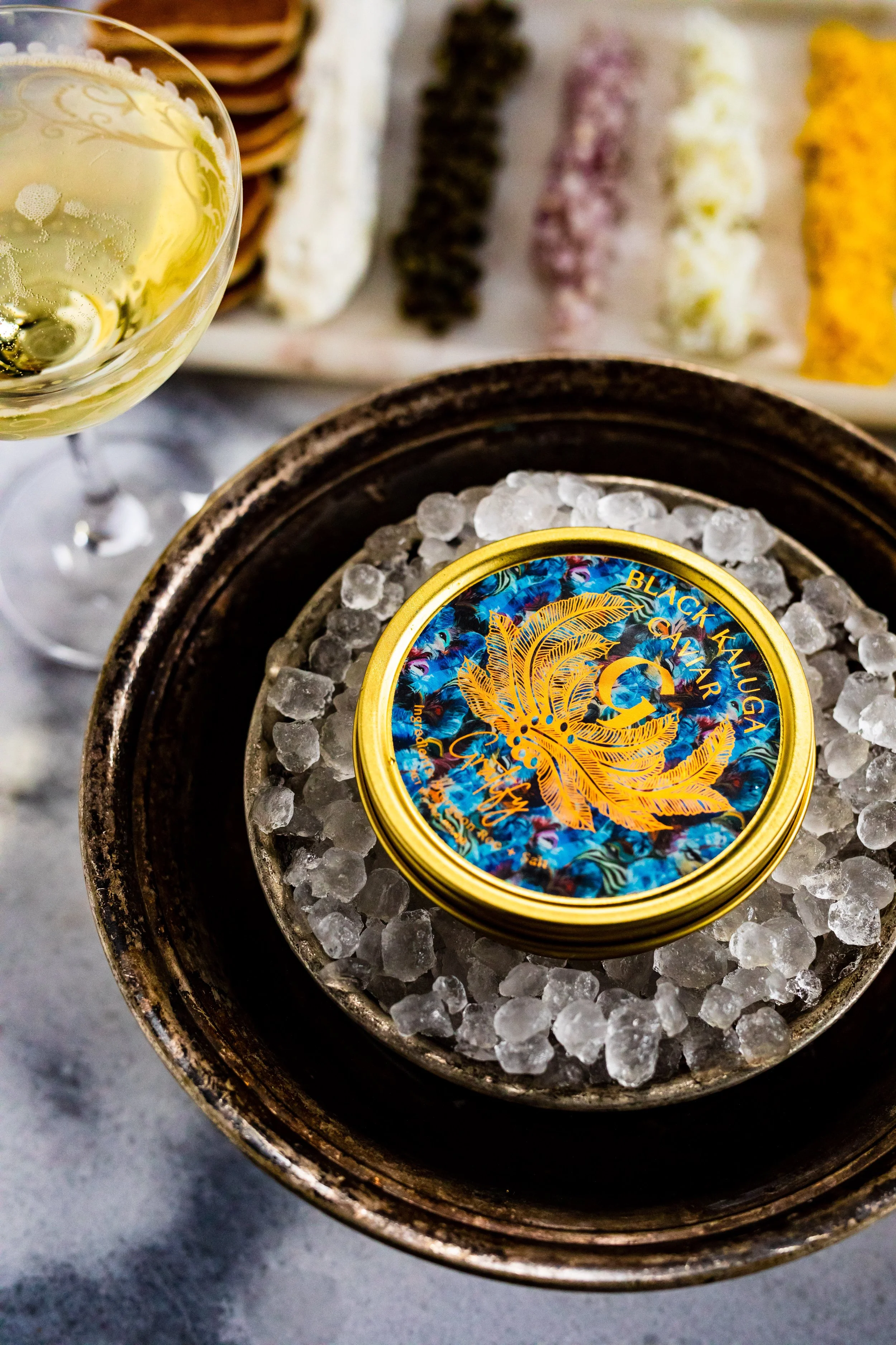 Gratify Custom Caviar Label Design