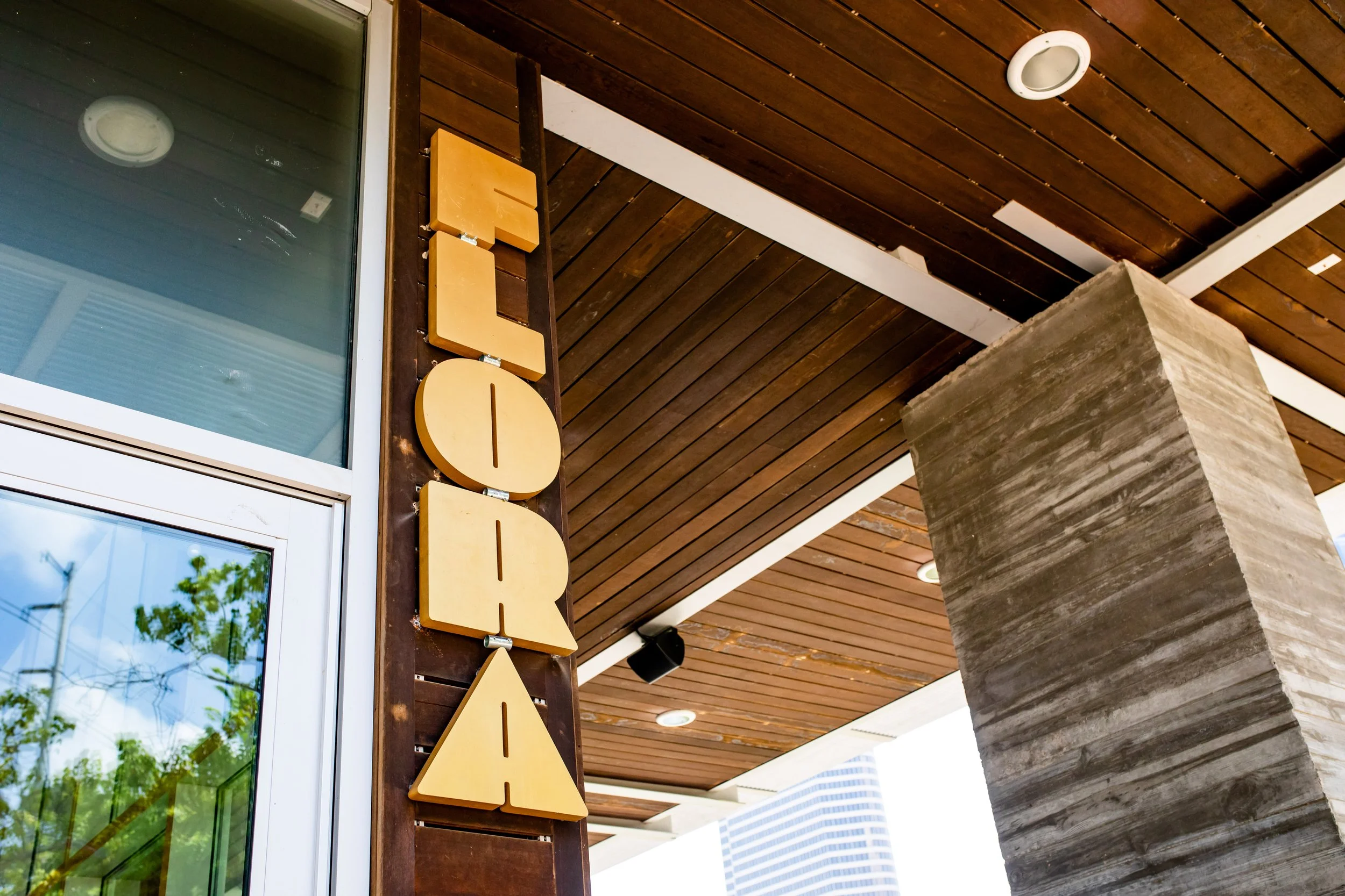 Flora Entrance Signage