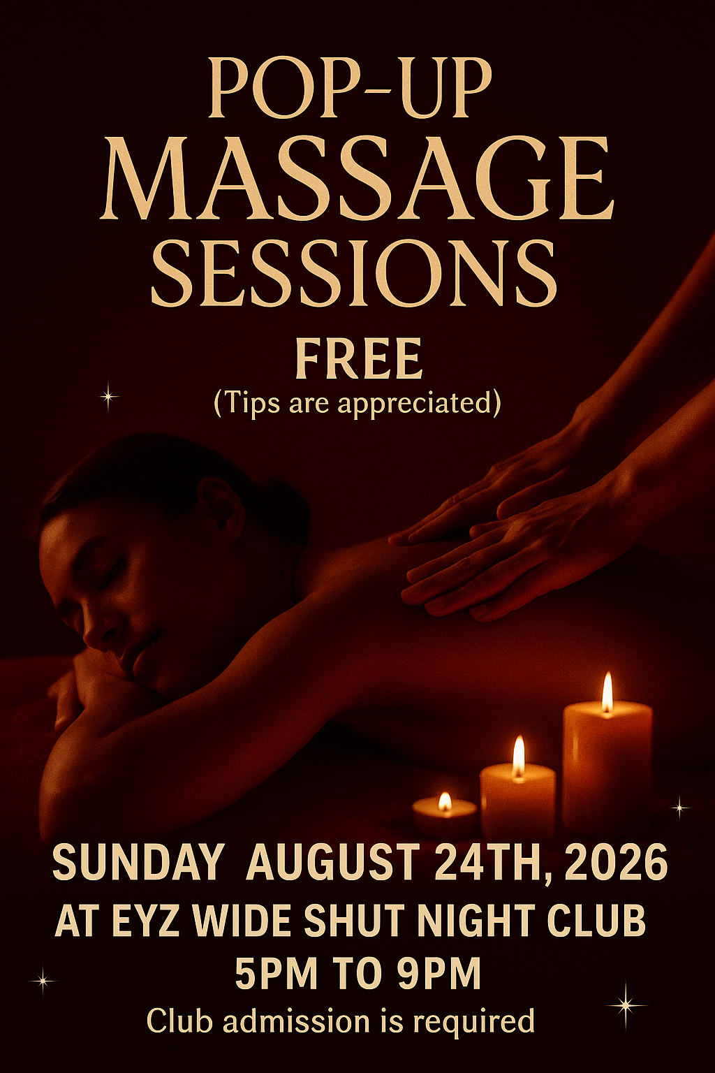 Pop Up Massage Sessions