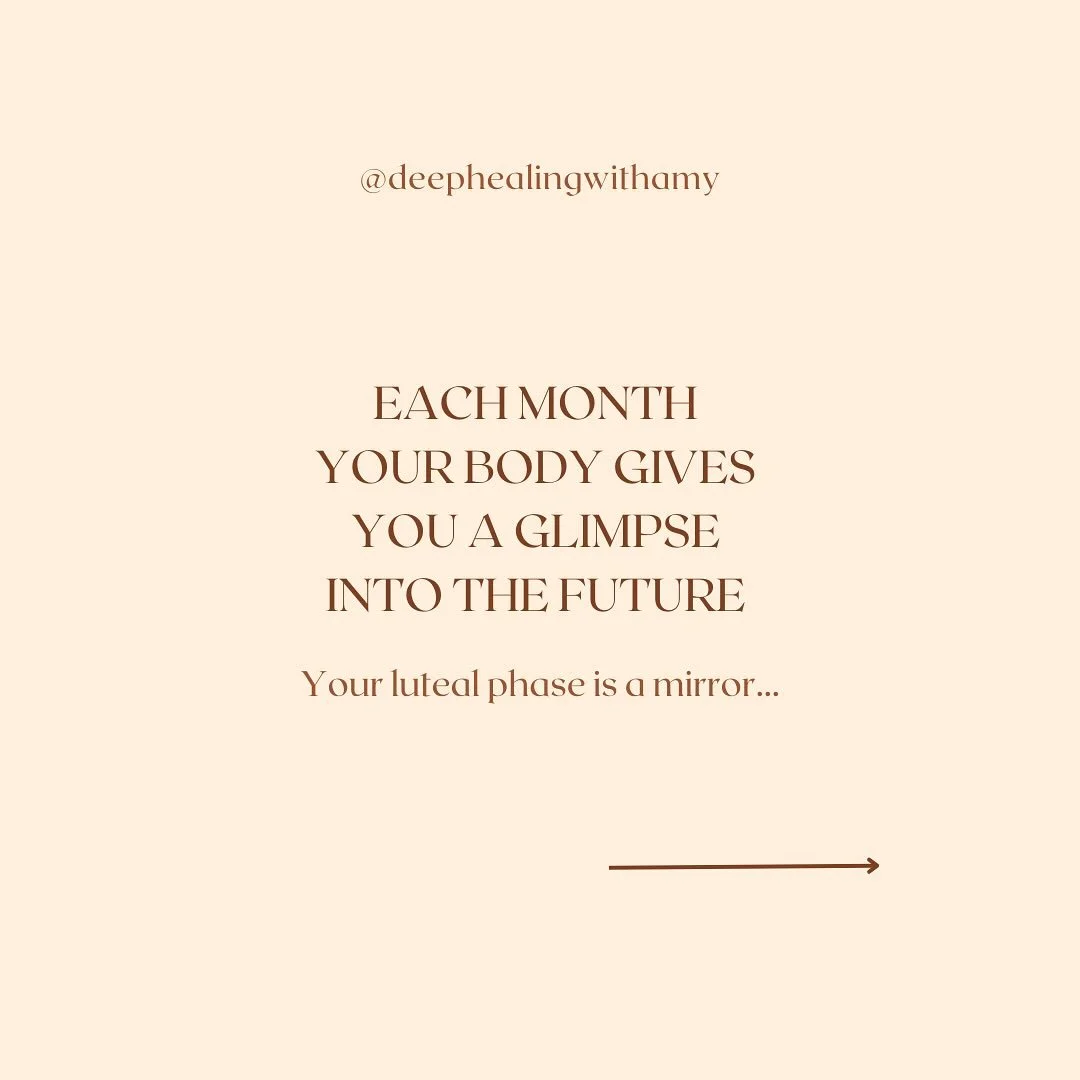 The luteal phase is a sneak peak into menopause.🔮
As oestrogen drops, your emotional “buffer” thins - revealing what’s unprocessed.🪞
If you struggle in your luteal phase, your body isn’t betraying you - it’s speaking