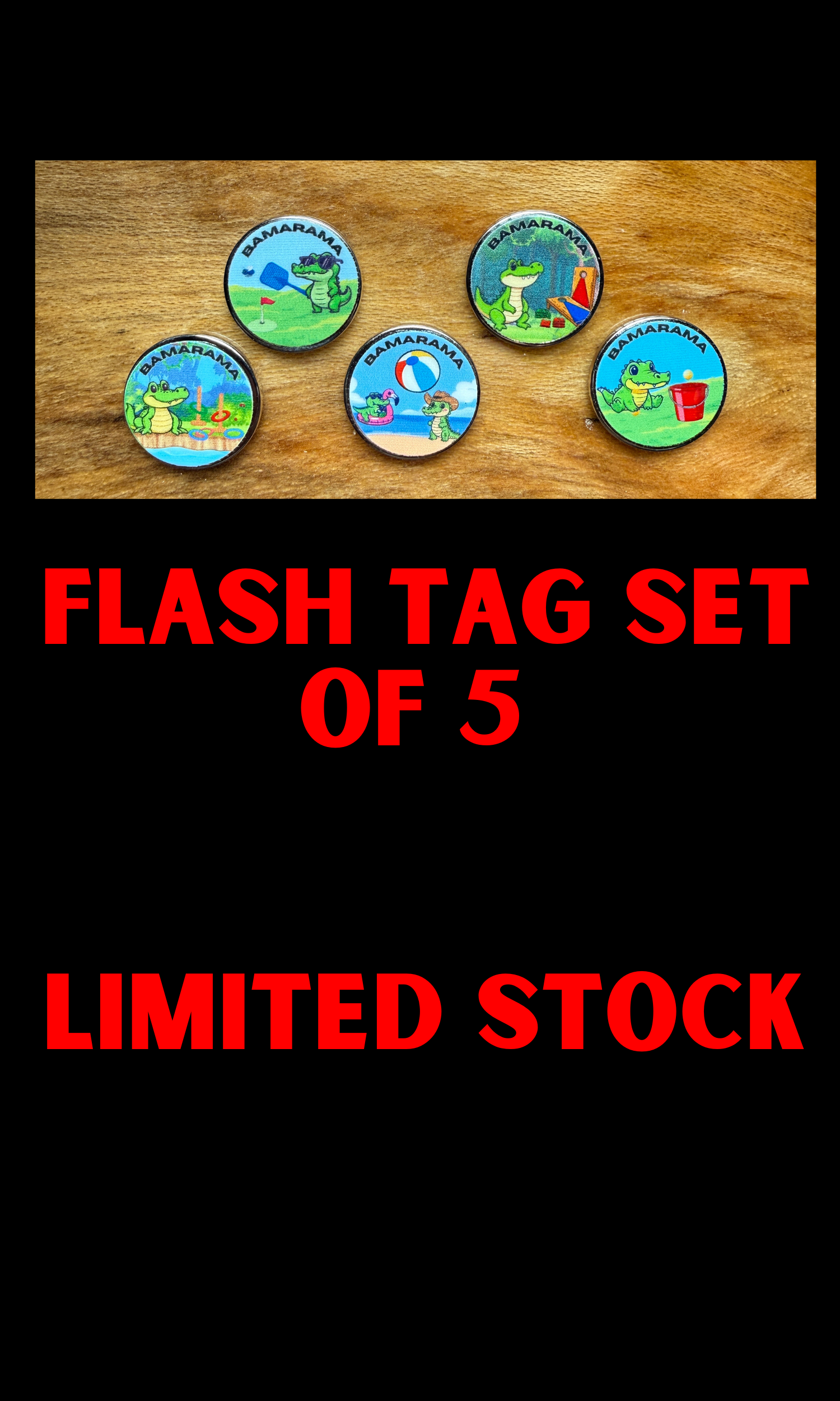 Set of 5 Event Flashtags $15 + Shipping