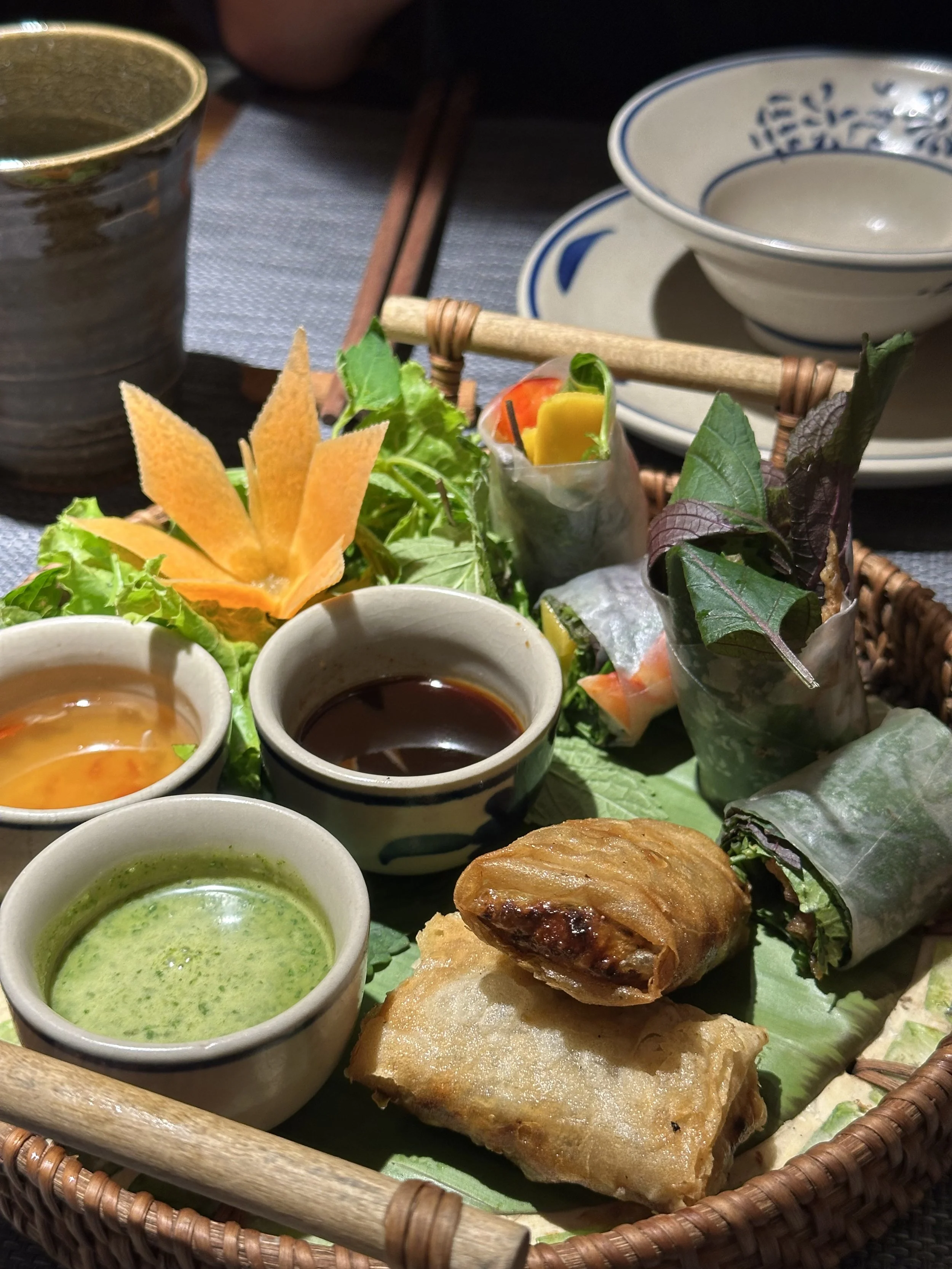 A well deserved dinner at an actual restaurant. It's been a while.