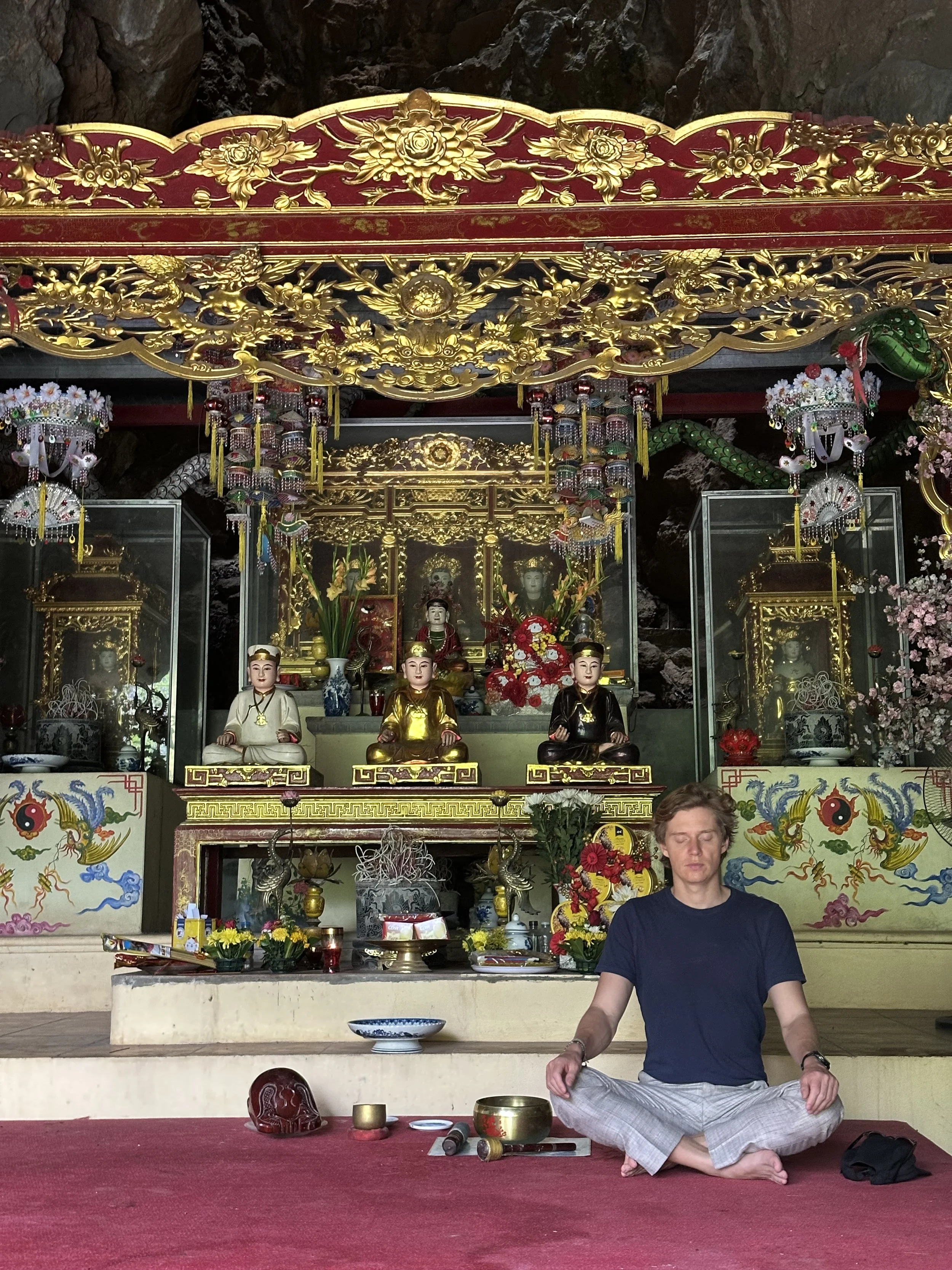 I mean, we're here. Might as well meditate.