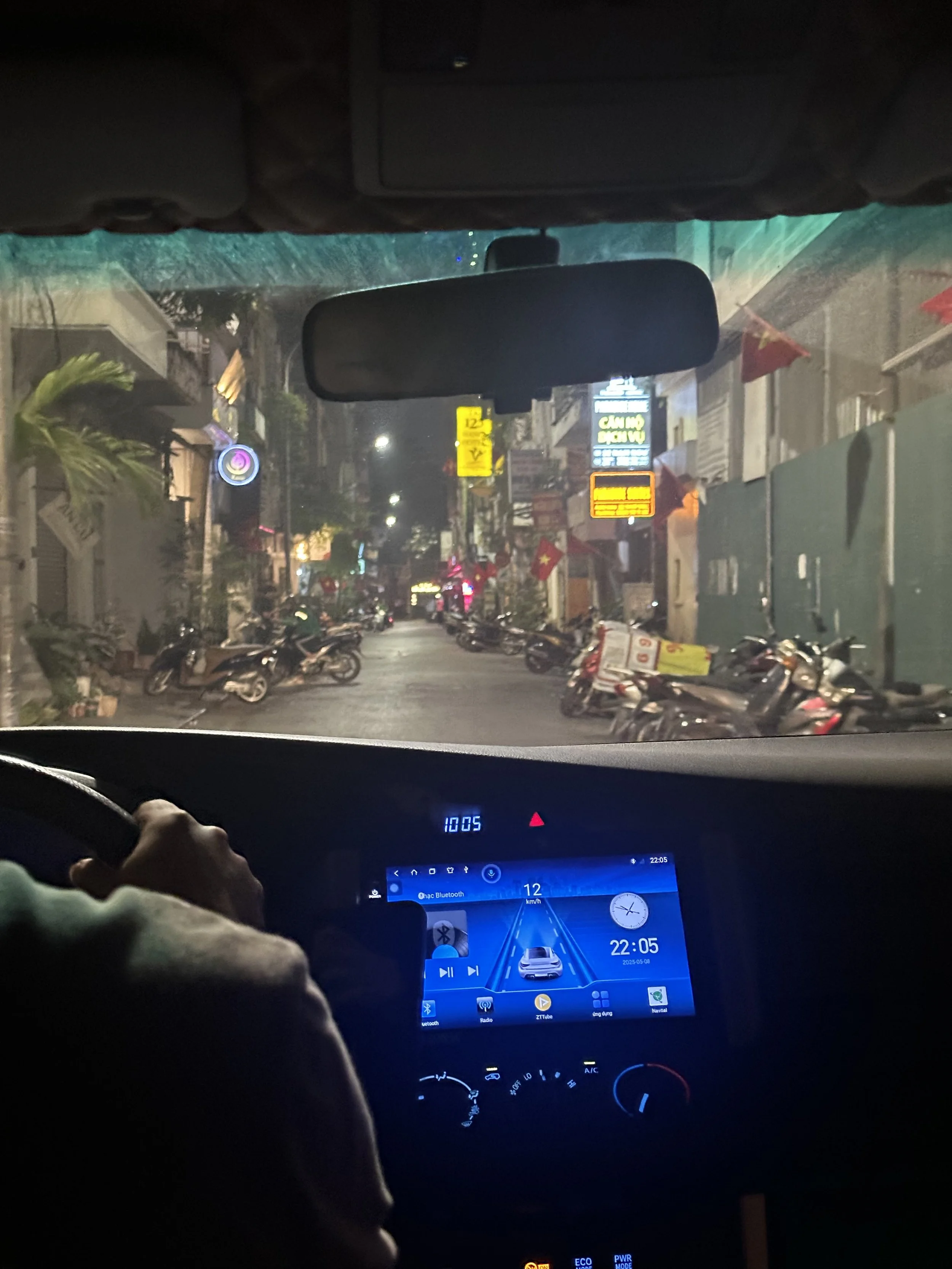 Our first glance of Hanoi.