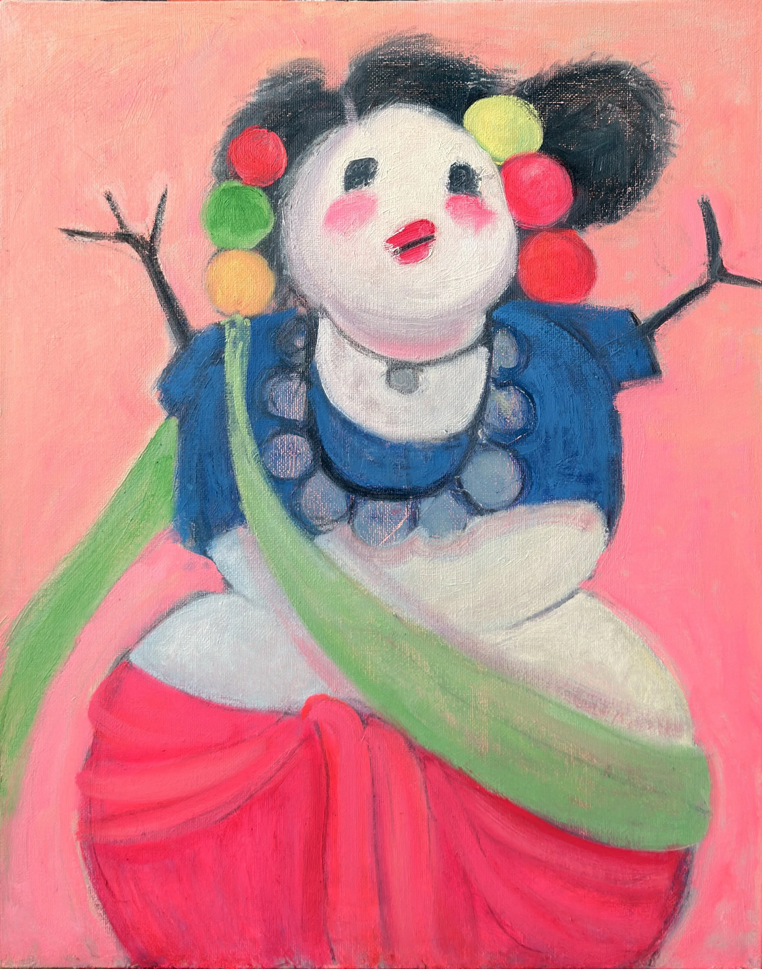 Snowperson 1.
Oil on panel
30 x 40 cms
2026