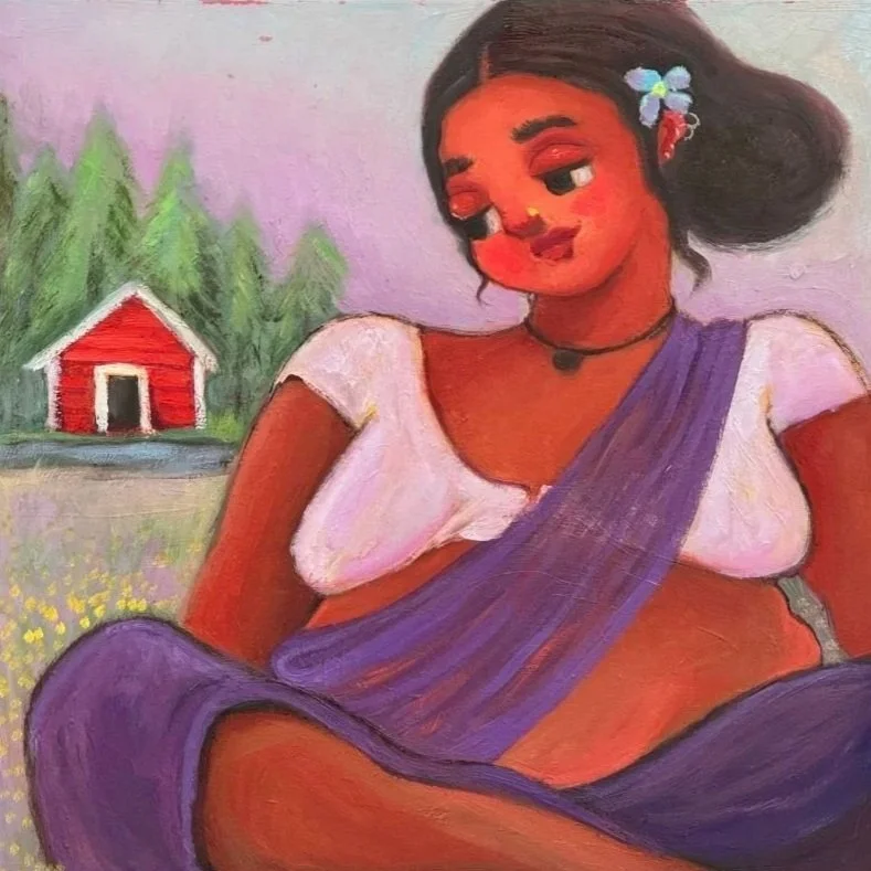 Midsummers gone.
Oil on canvas
60 x 60 cms
2025