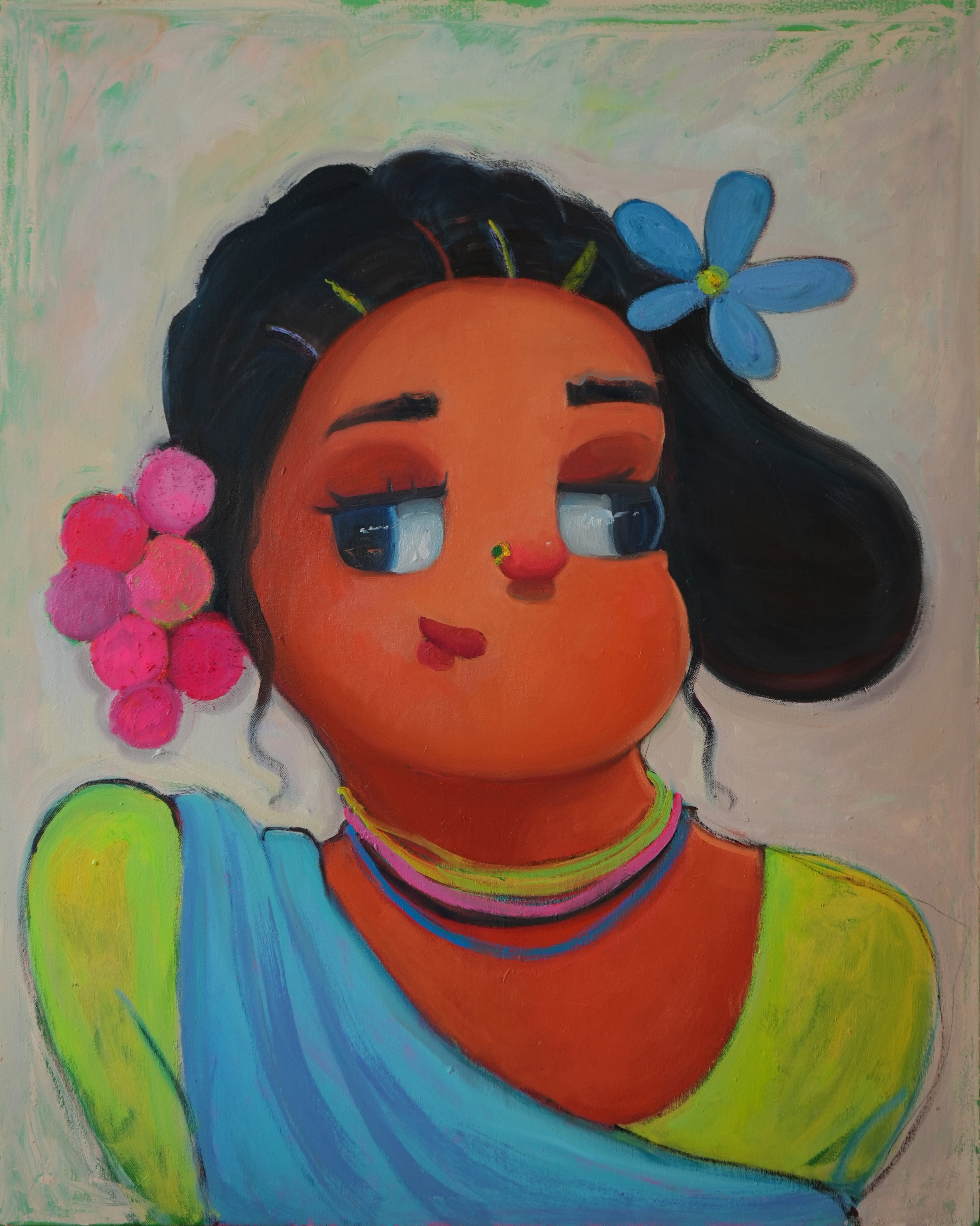 Portrait 2. 
Oil on canvas
80 x 100 cms
2026