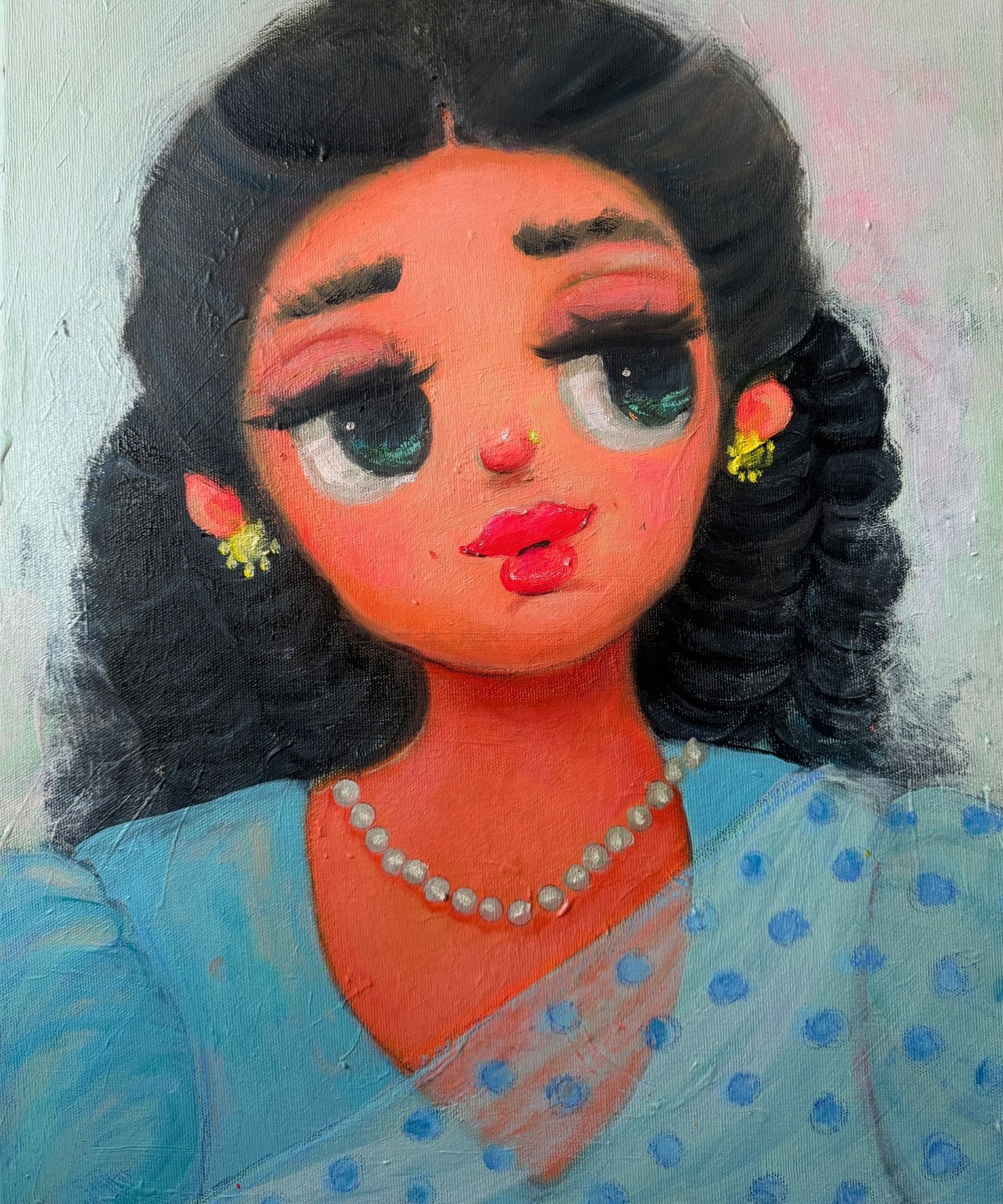 Zubaida
Oil on Canvas
40x50 cms
2024