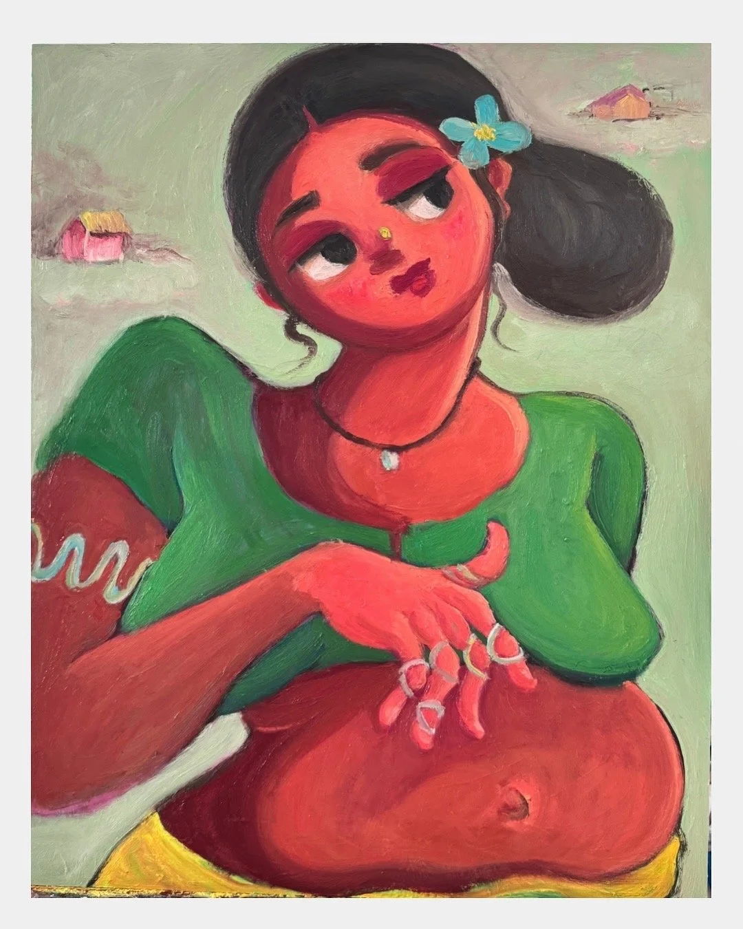 Untitled.
Oil on Panel
50 x 60 cms
2025