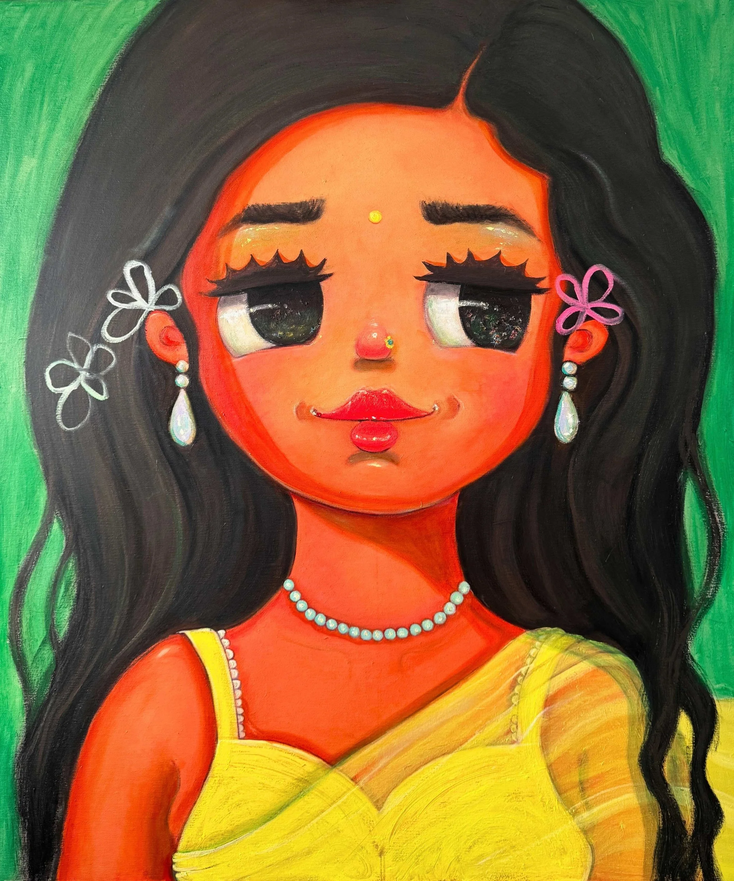 Chandni
Oil on Canvas
90x90 cms
2024