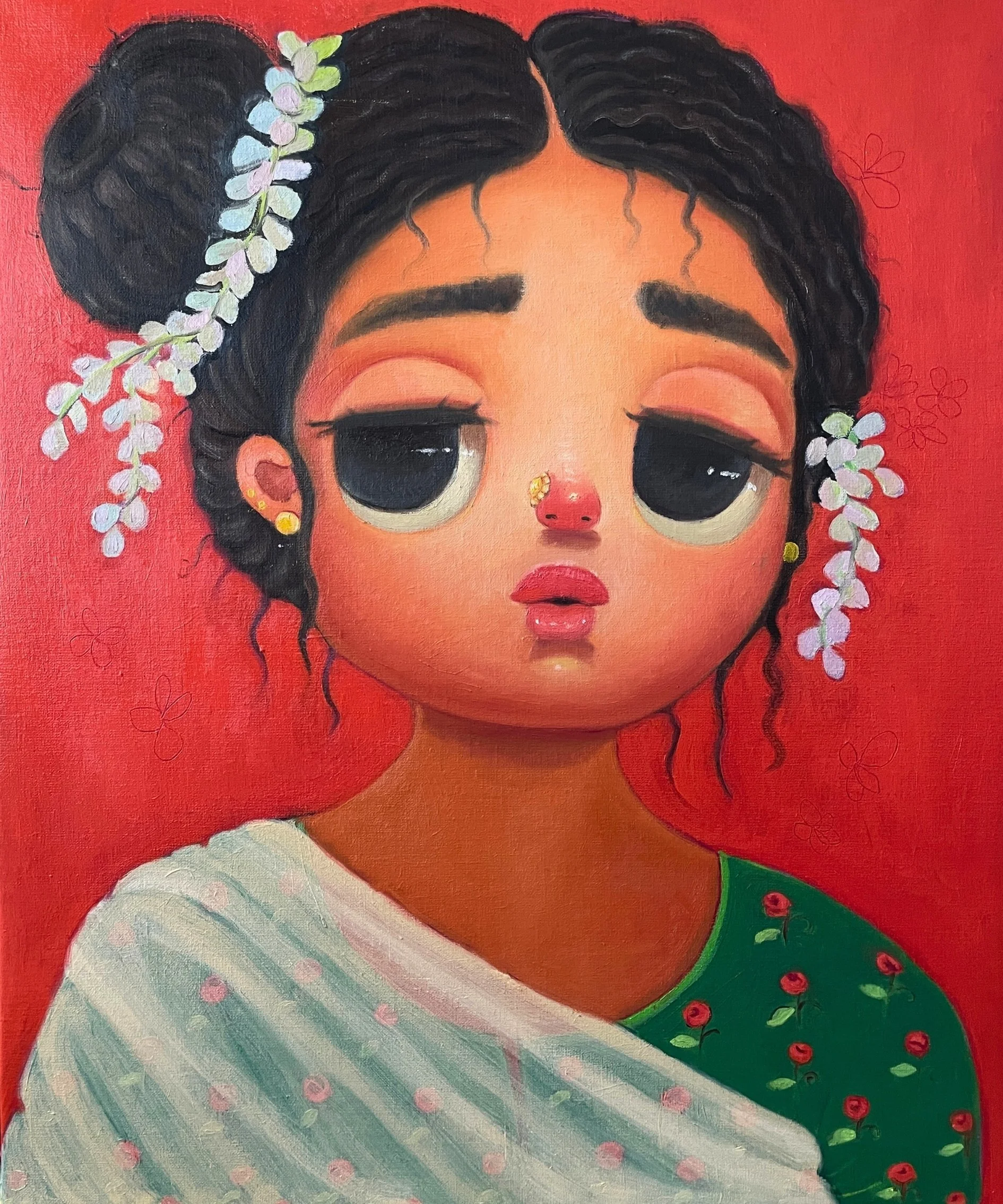 Red Shadows
Oil on Canvas
40x50 cms
2023