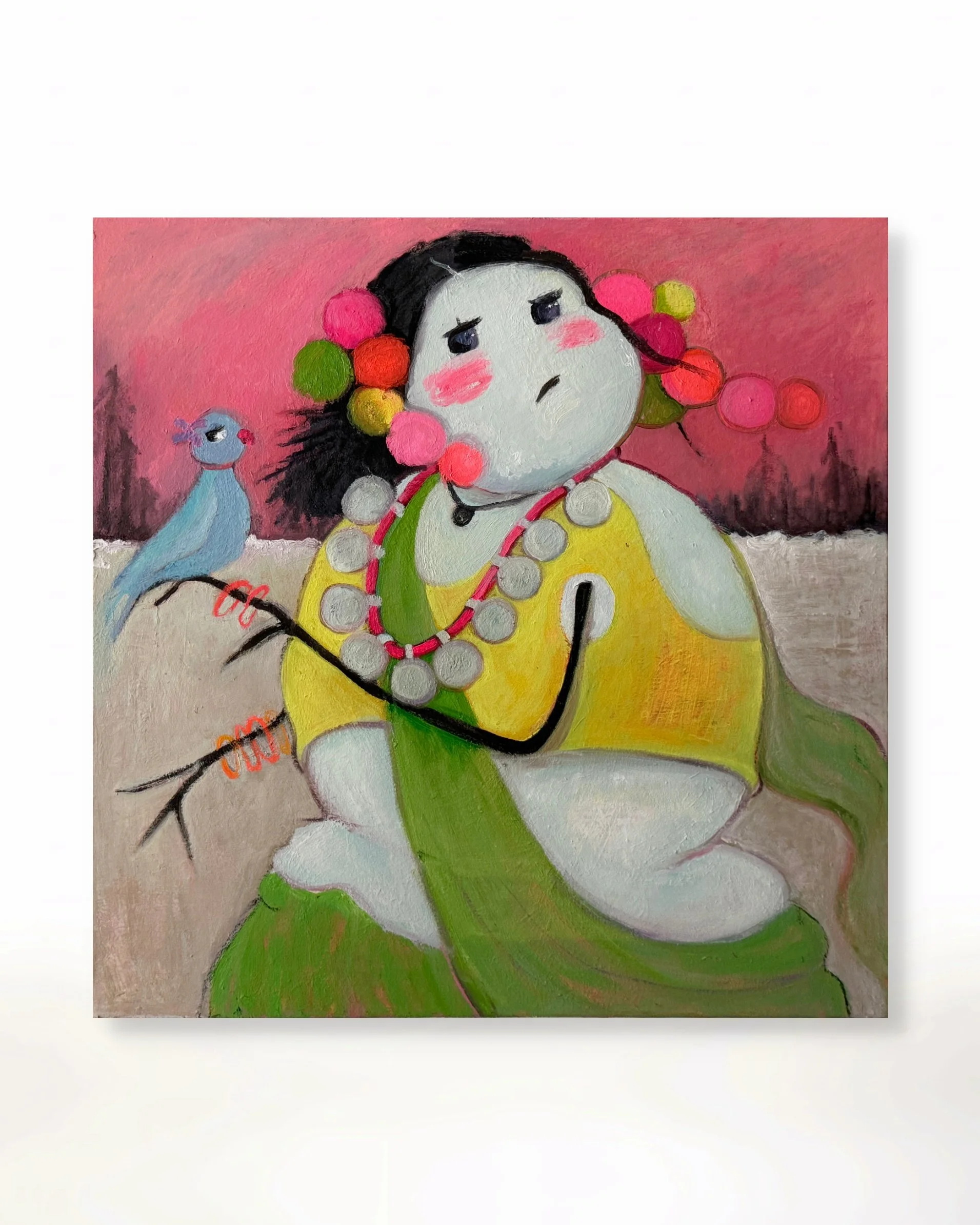 Winter solstice. 
Oil on canvas
60 x 60 cms
2026