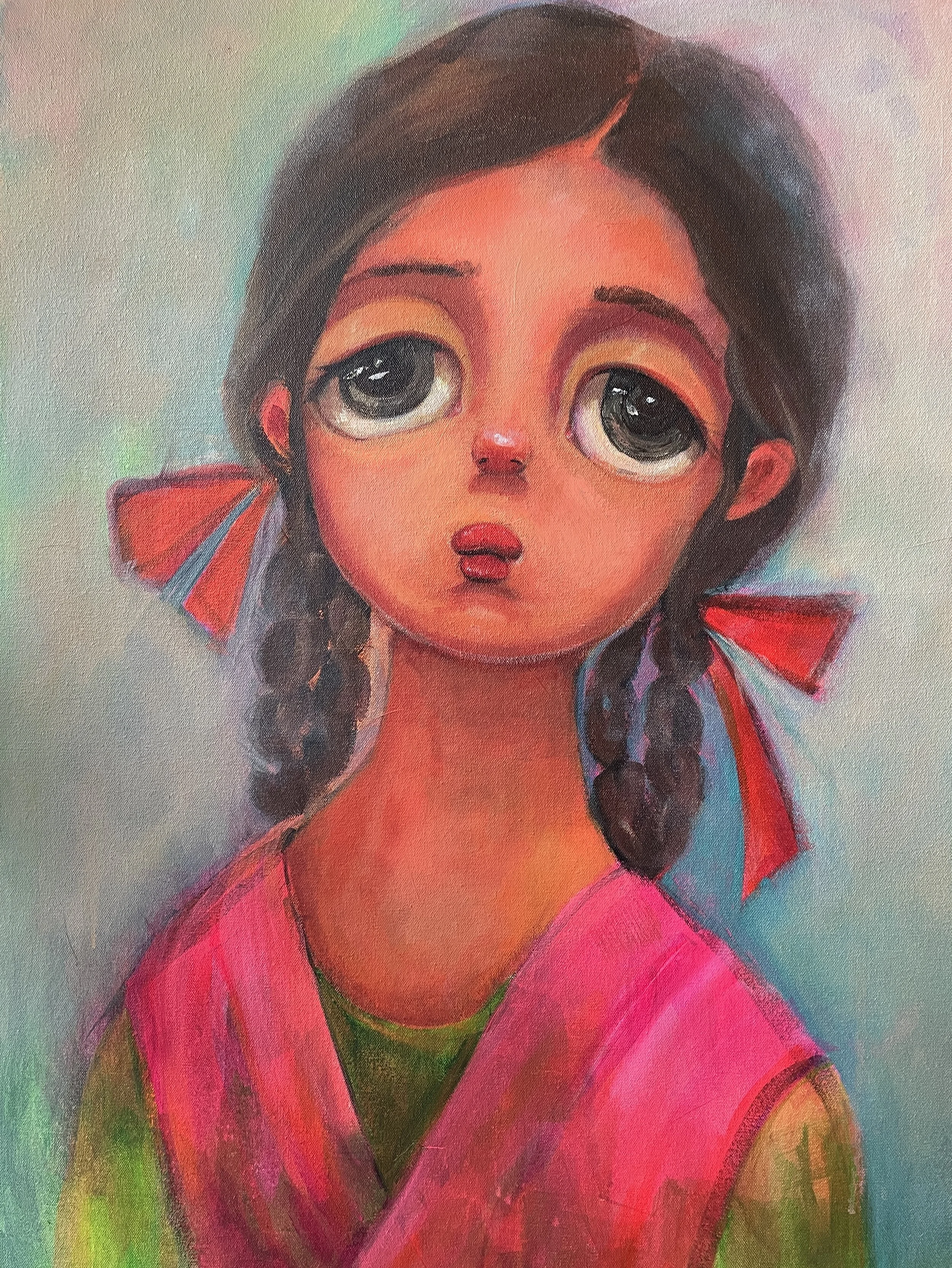 Red Ribbons
Acrylic On Canvas
60 x 90 cm
2022