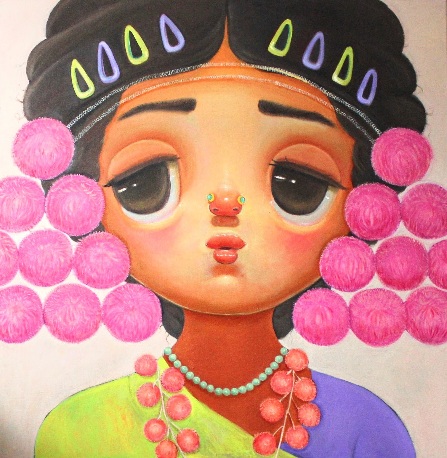 Behenchaara II
Oil on Canvas
80x80 cms
2023