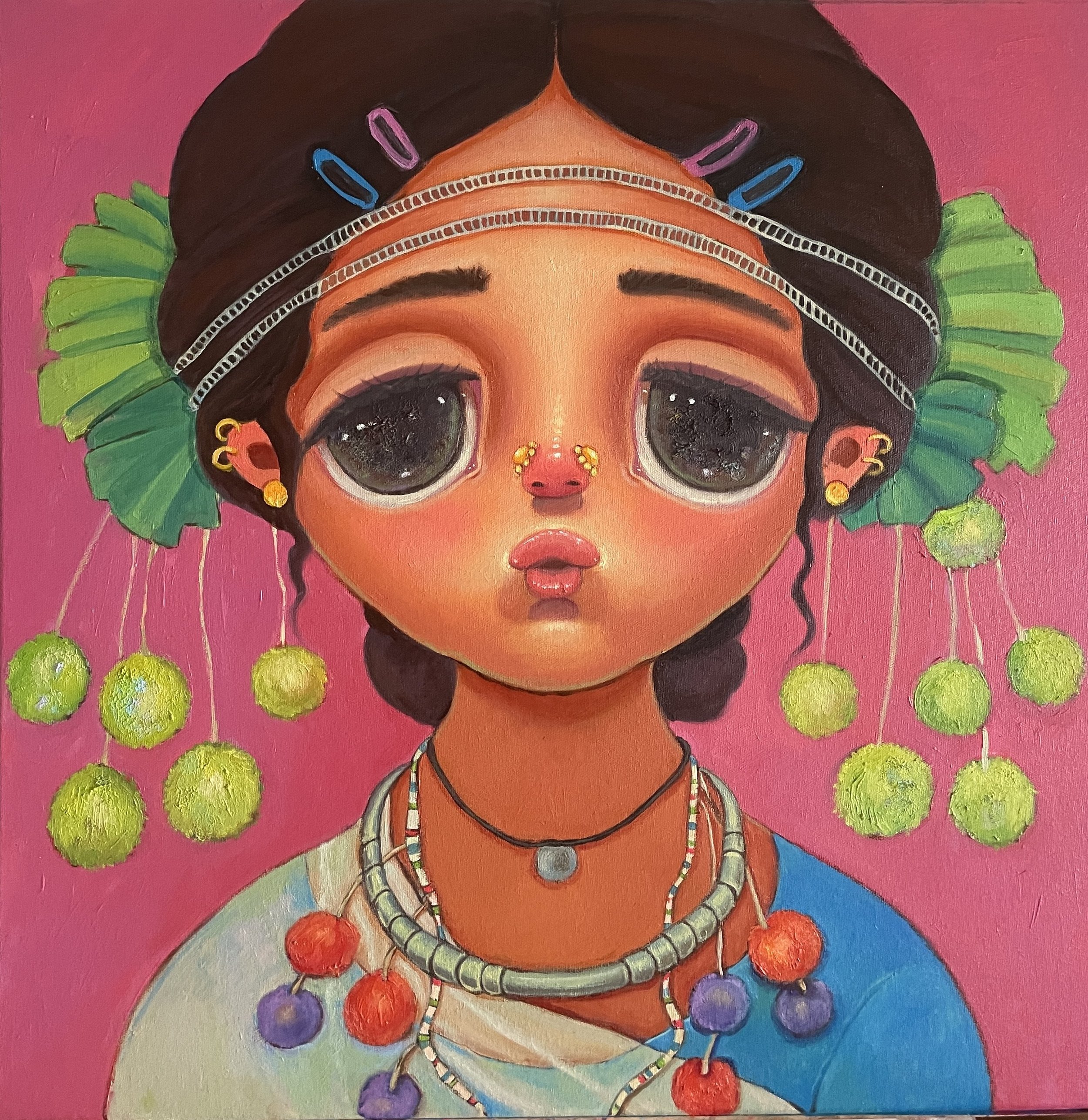 Fears that shape us II
Oil On Canvas
60 x 60 cm
2022