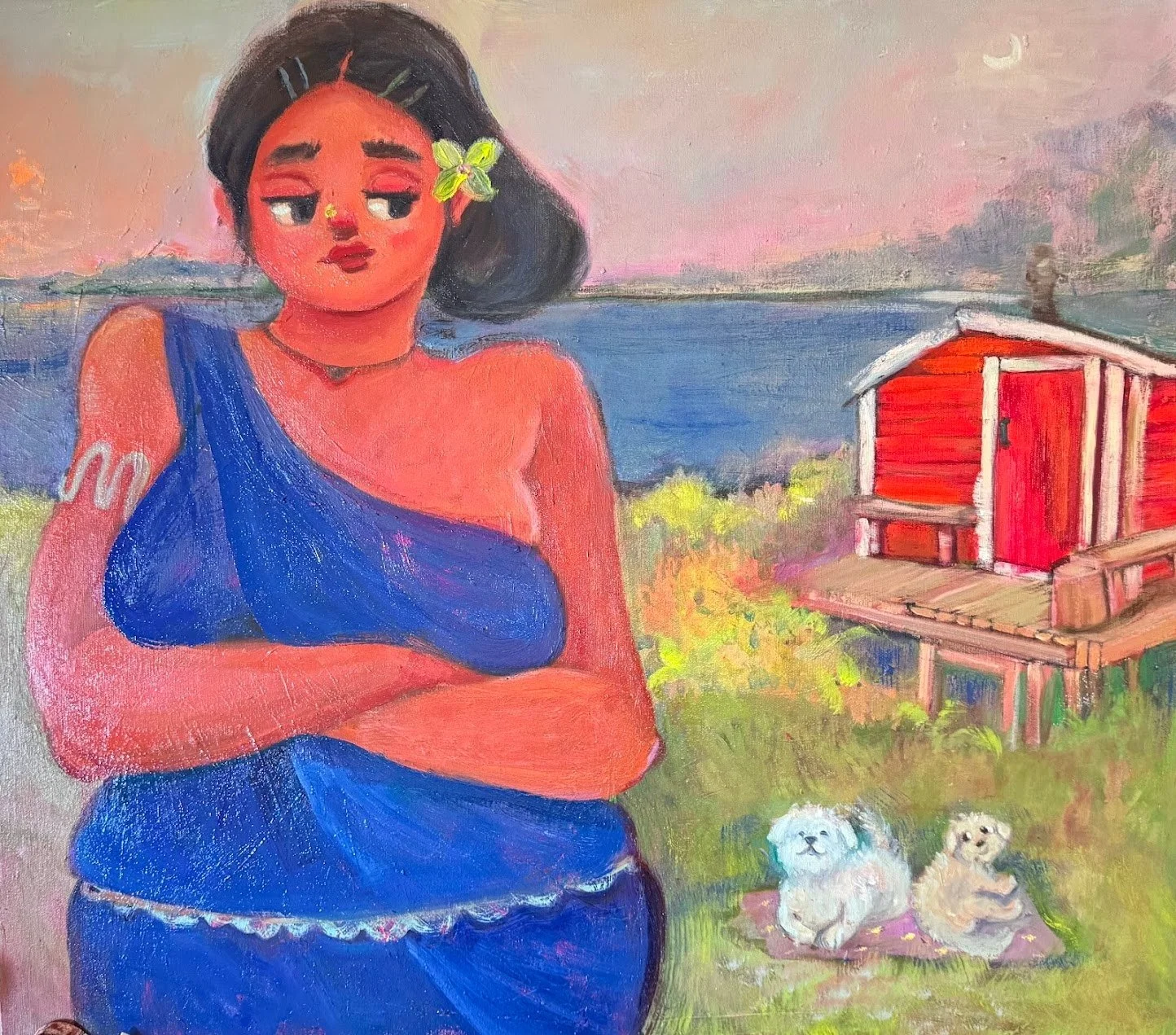 Summer at the archipelago.
Oil on canvas
80 x 70 cms
2025