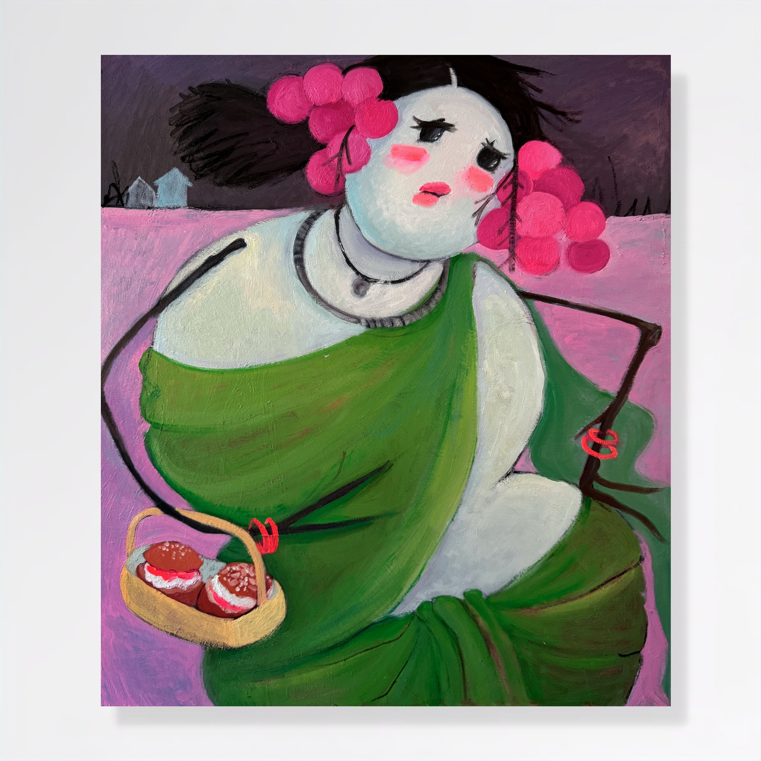 January, ruminations, pullas and torttis. 
Oil on canvas
80 x 70 cms
2026