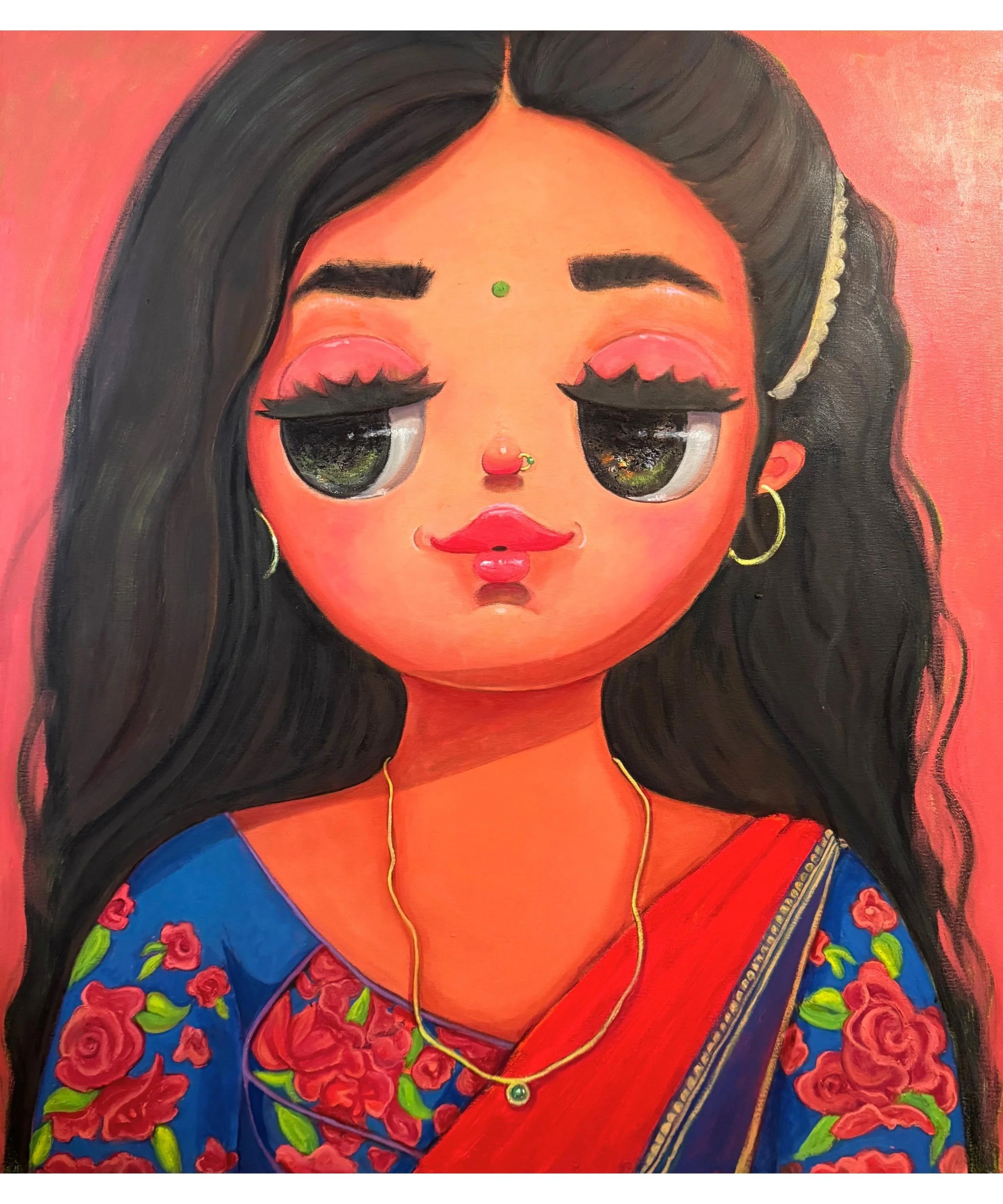 Chameli
Oil on Canvas
90x90 cms
2024