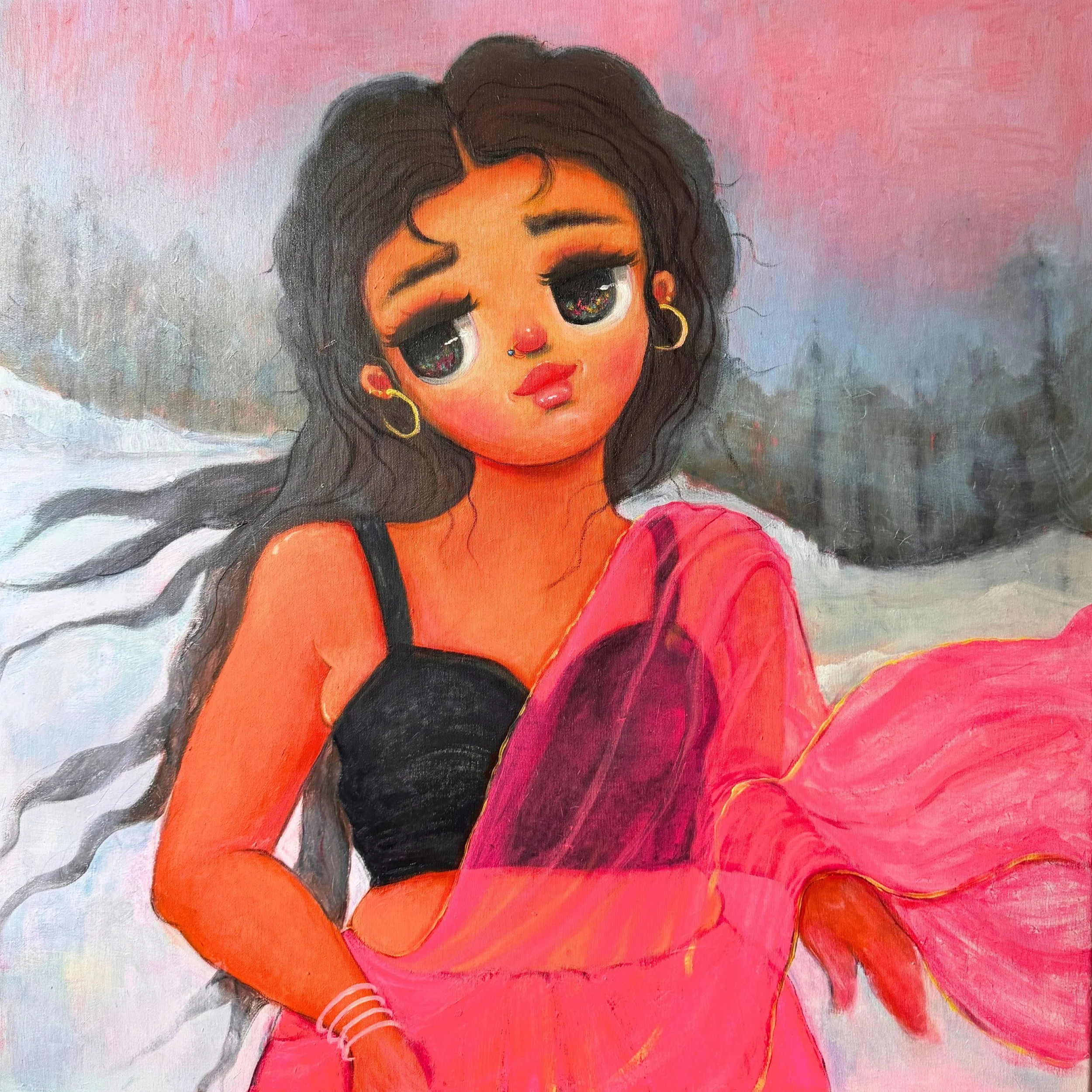 Vaatavaran
Oil on Panel
80x 80 cms
2024