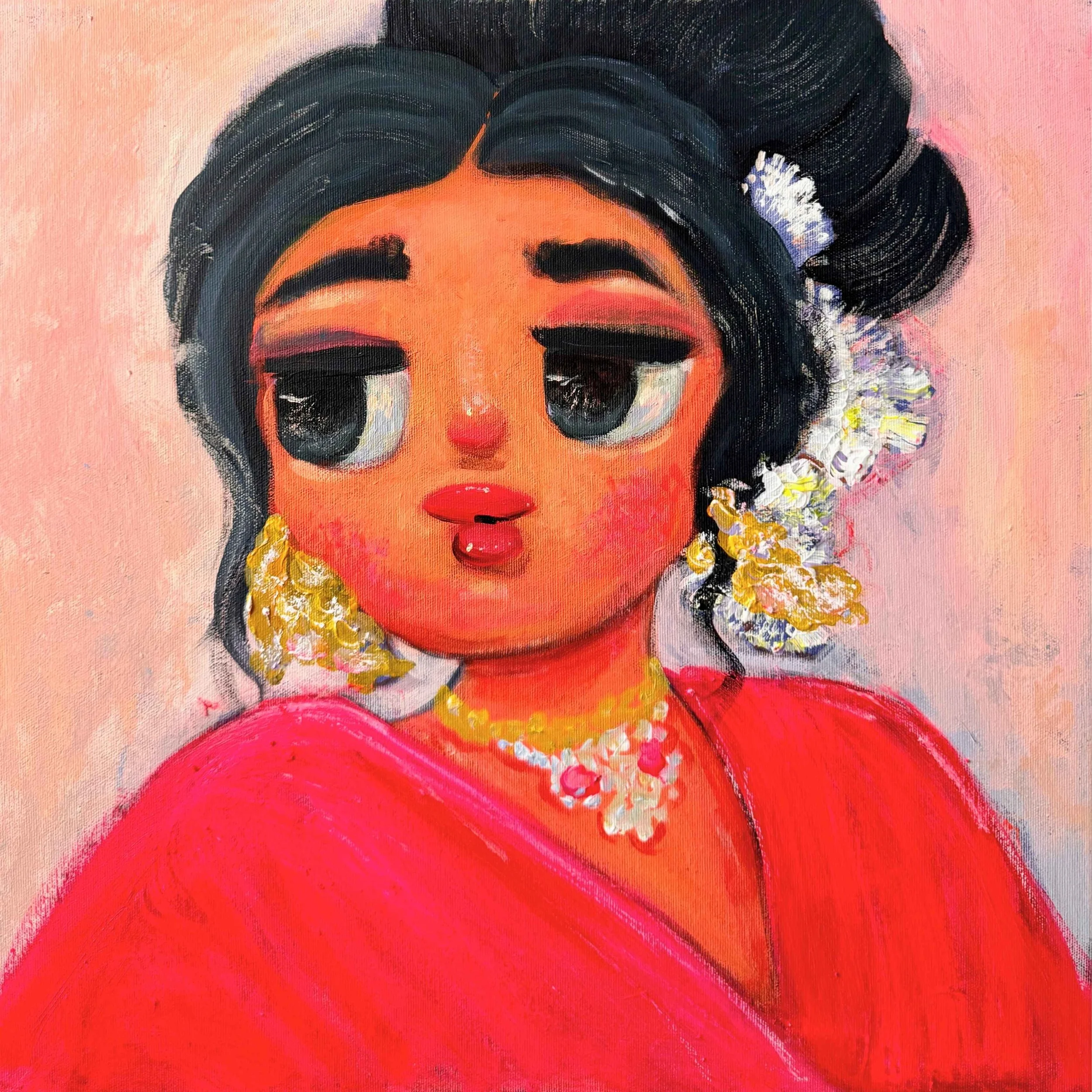 Shantipriya
Acrylic on Canvas
50x50 cms
2024