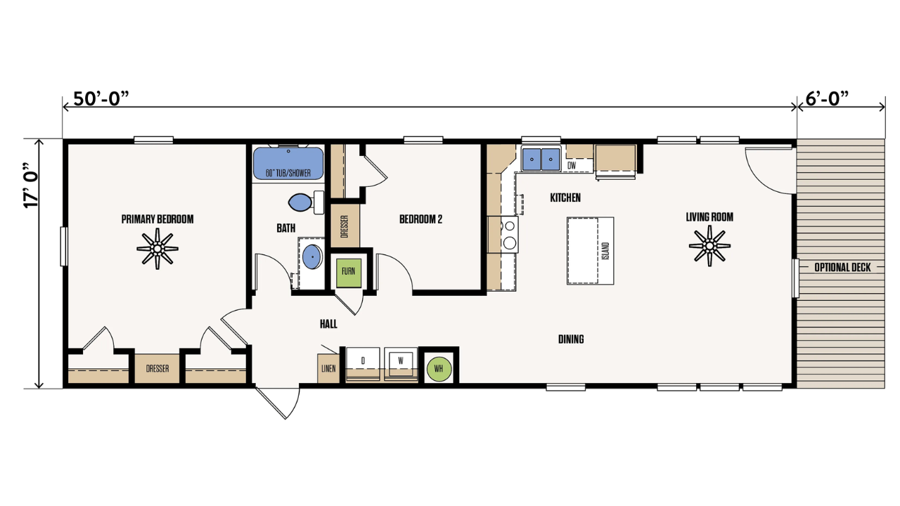 The Ranger manufactured floorplan with Marathon Homes Manufactured Home - double-wide mobile home in a manufactured park lots for sale in Corpus Christi