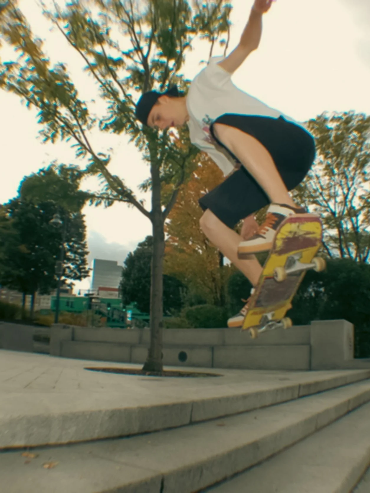 Sean Mahoney skateboarding