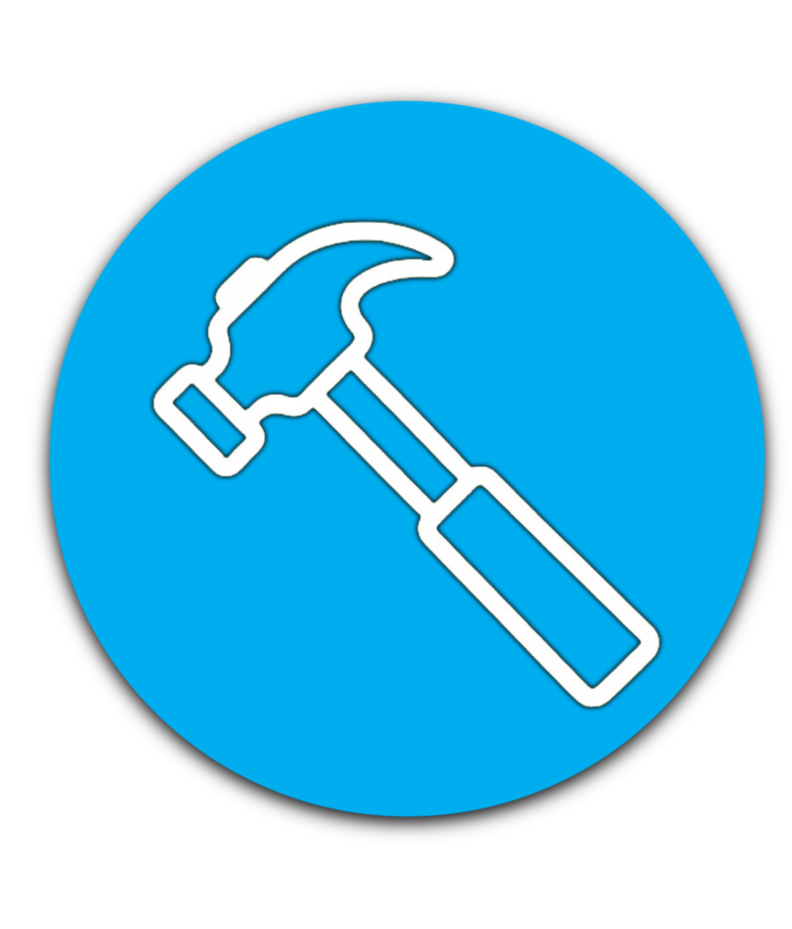 Hammer icon representing trusted local builders and tradespeople supported by NG Mortgages, Wirral mortgage broker.