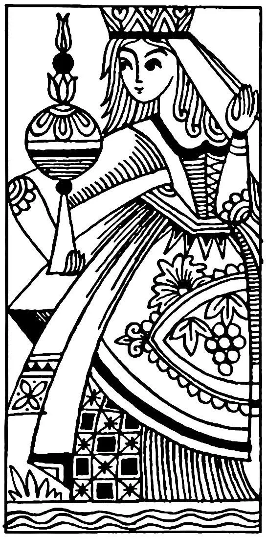 Historical playing cards featuring the traditional suit of Cups.