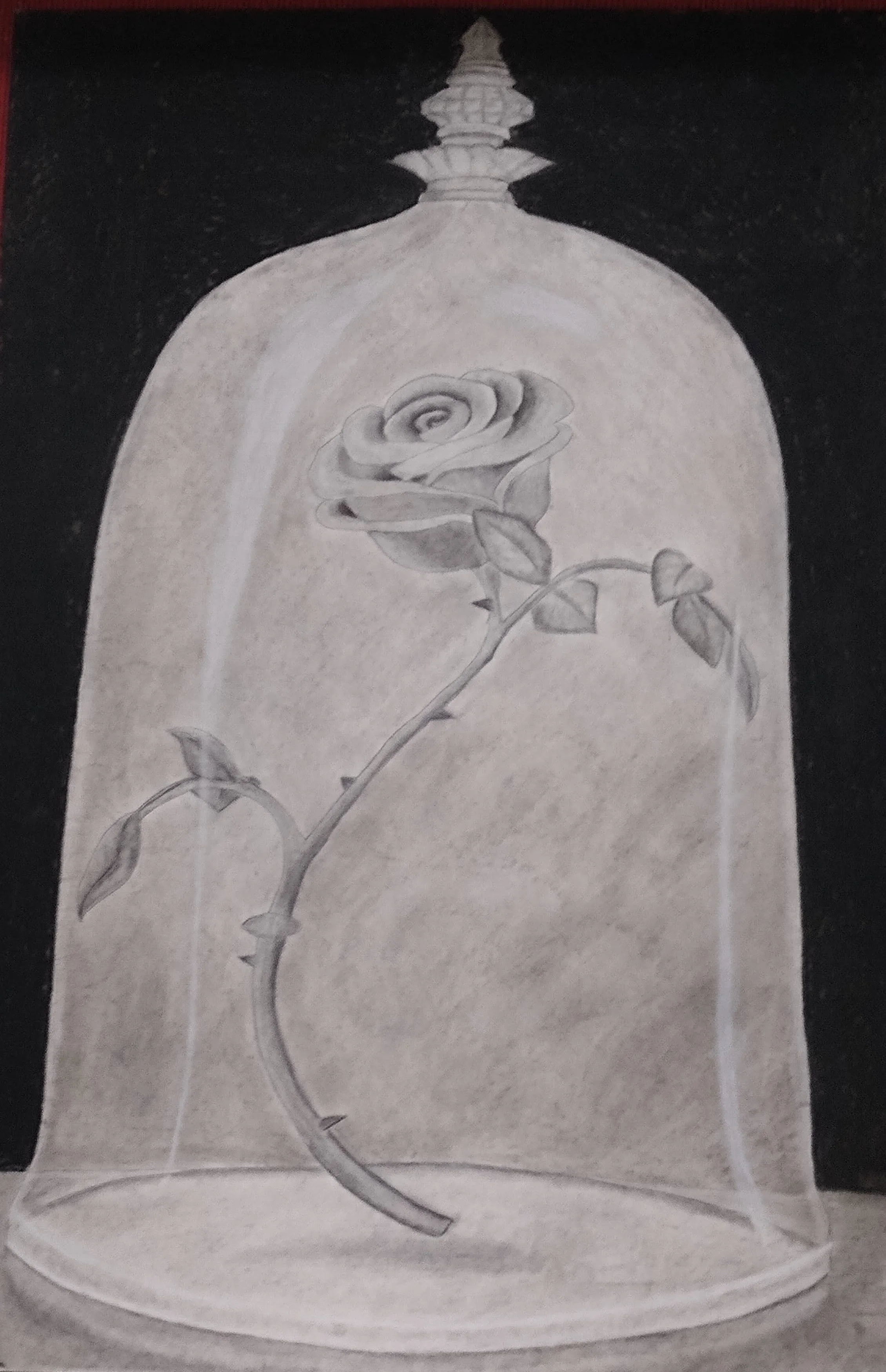 Beauty and the Beast - Charcoal