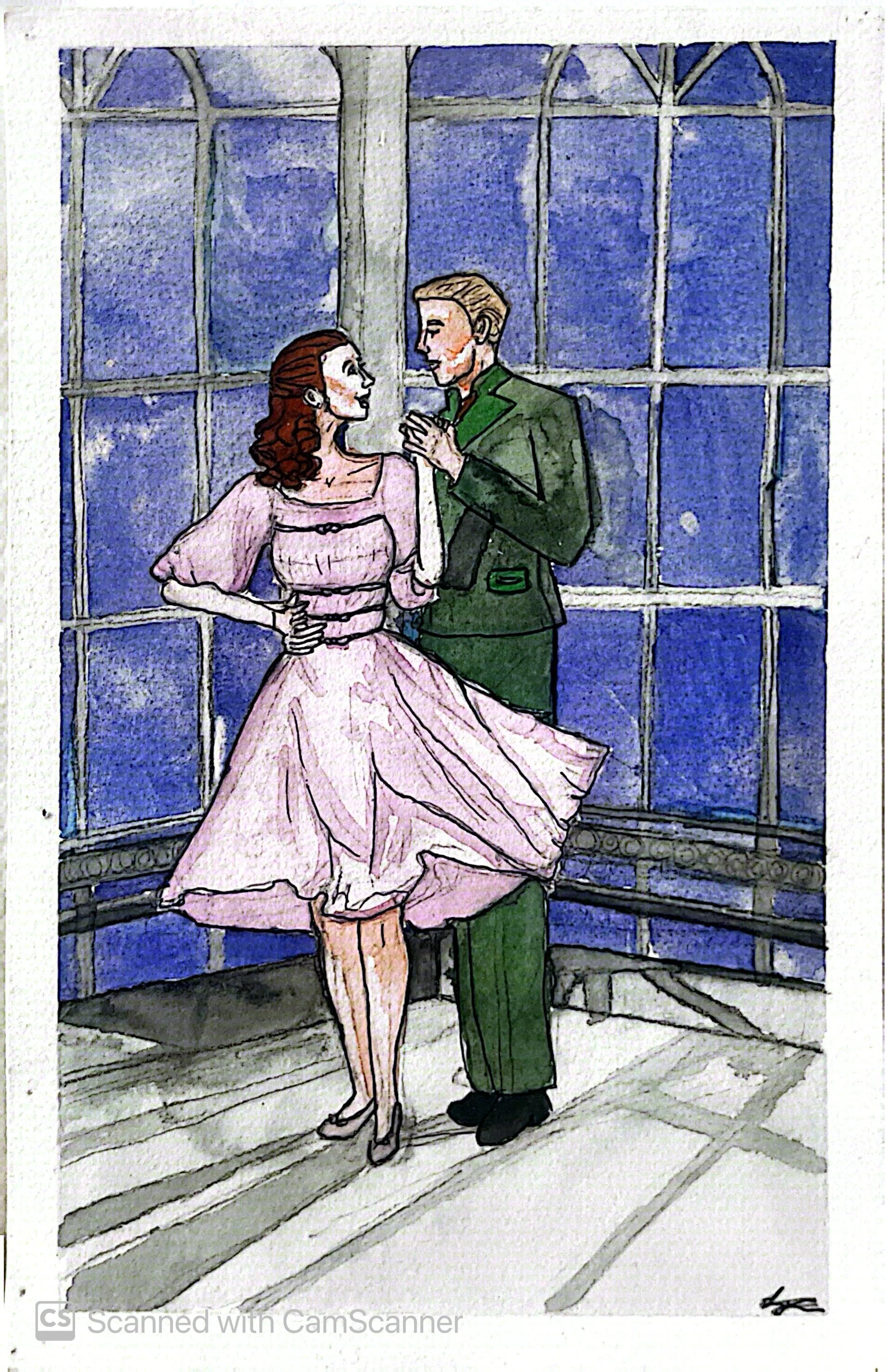 "The Sound of Music" Watercolor 