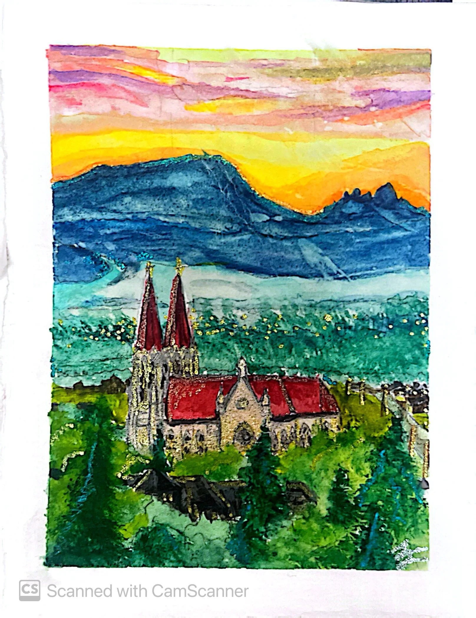 Helena Montana - Watercolor 