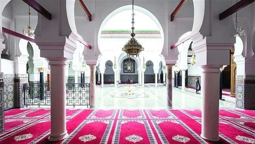 Interior courtyard of al-Qarawiyyin in Fez