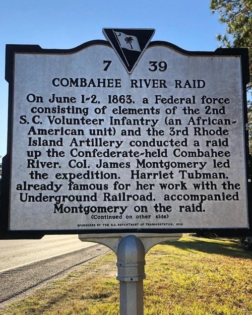 Historical image representing Harriet Tubman’s Civil War service and the Combahee River Raid