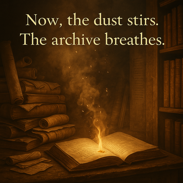 The archive breathes