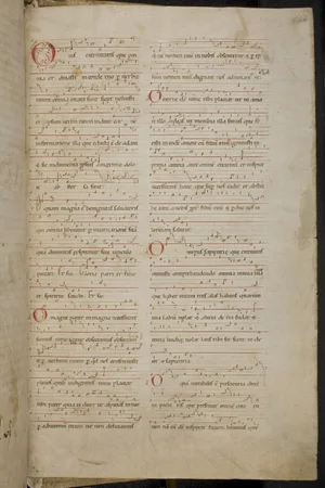 Manuscript page from the Riesencodex, one of the principal medieval collections preserving Hildegard of Bingen's works.
