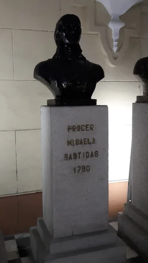 Later commemorative representation of Micaela Bastidas