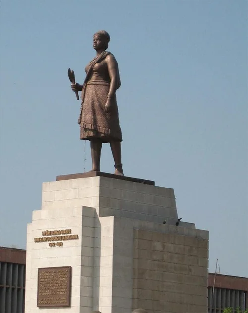 Statue of Queen Nzinga in Angola