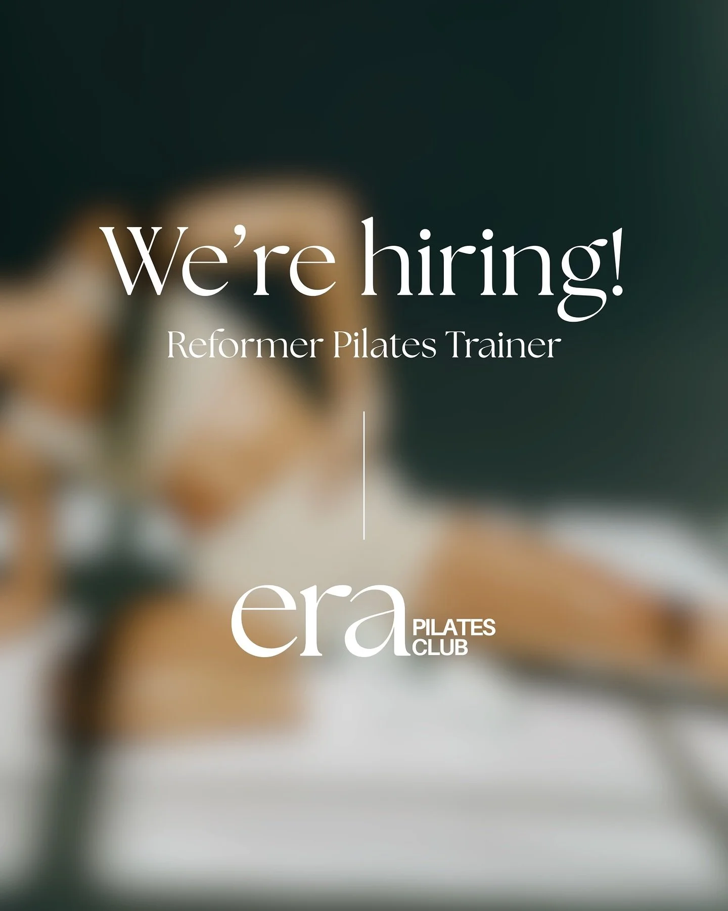 We are looking for you!🧘🏼&zwj;♀️
Reformer-Trainer/in gesucht f&uuml;r unser neues Studio 
im 6. Bezirk.
Schreib uns: info@erapilatesclub.at oder einfach per DM 

#pilatesstudio #wien #vienna #reformerpilates #reformerpilatesinstructor #pilatestrain