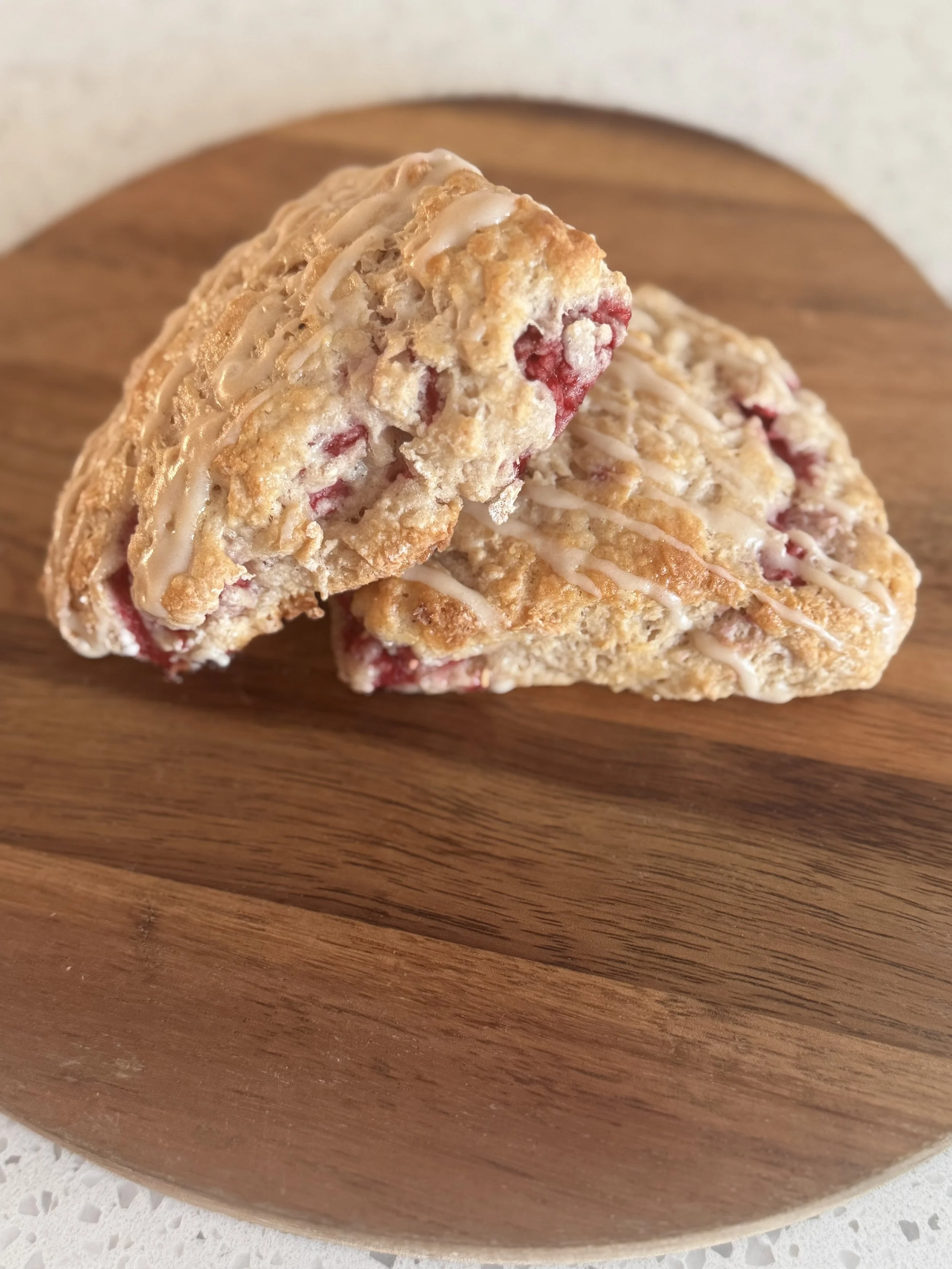 raspberry scones