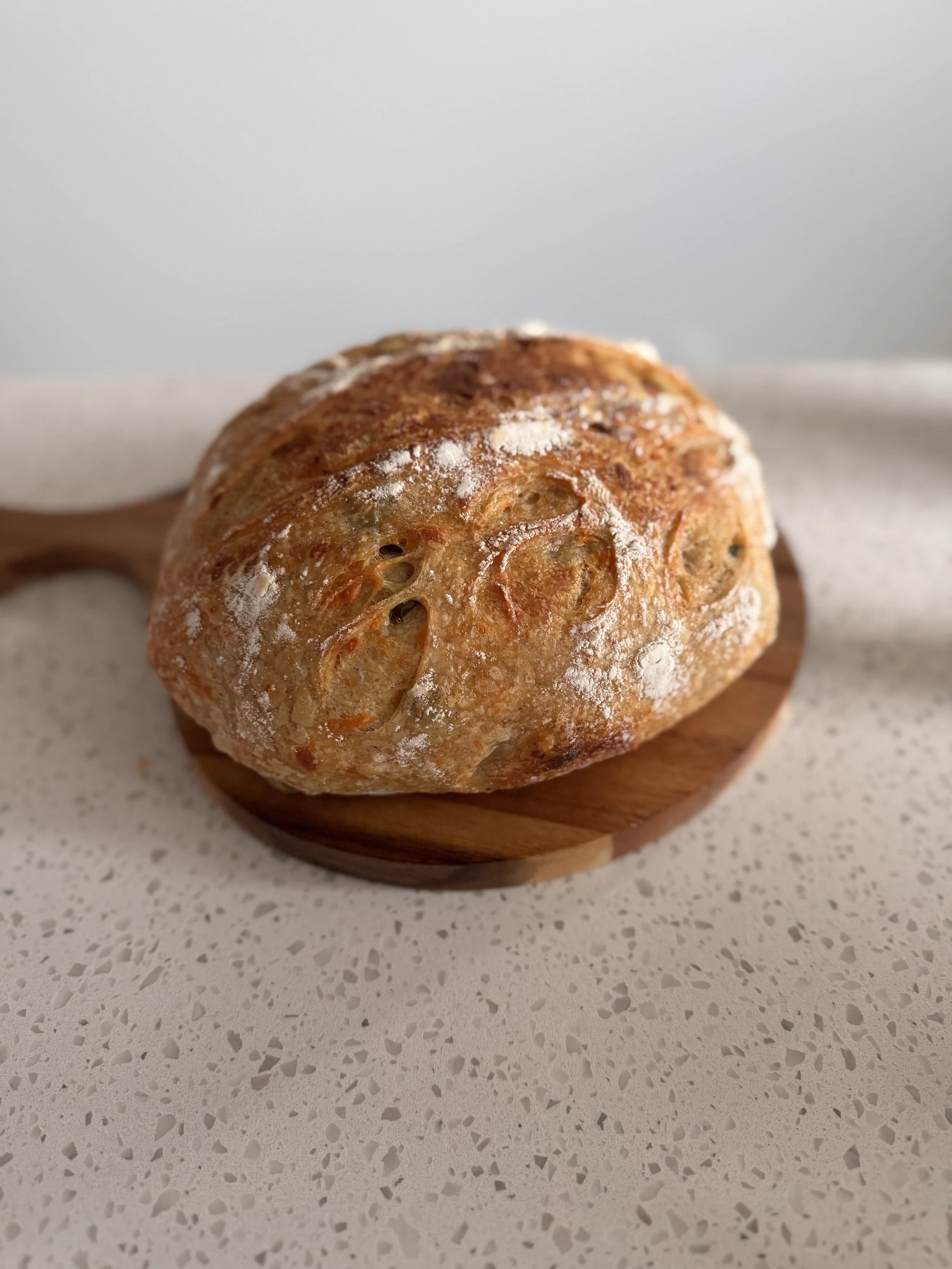 sourdough bread - jalapeño & cheddar flavour