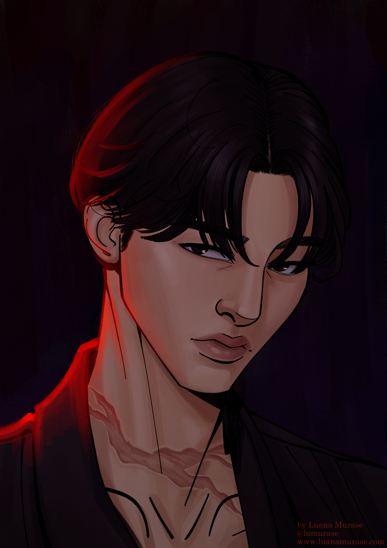 Character portraits for "Unspoken Connection" by Neelii_ 44 (2026)