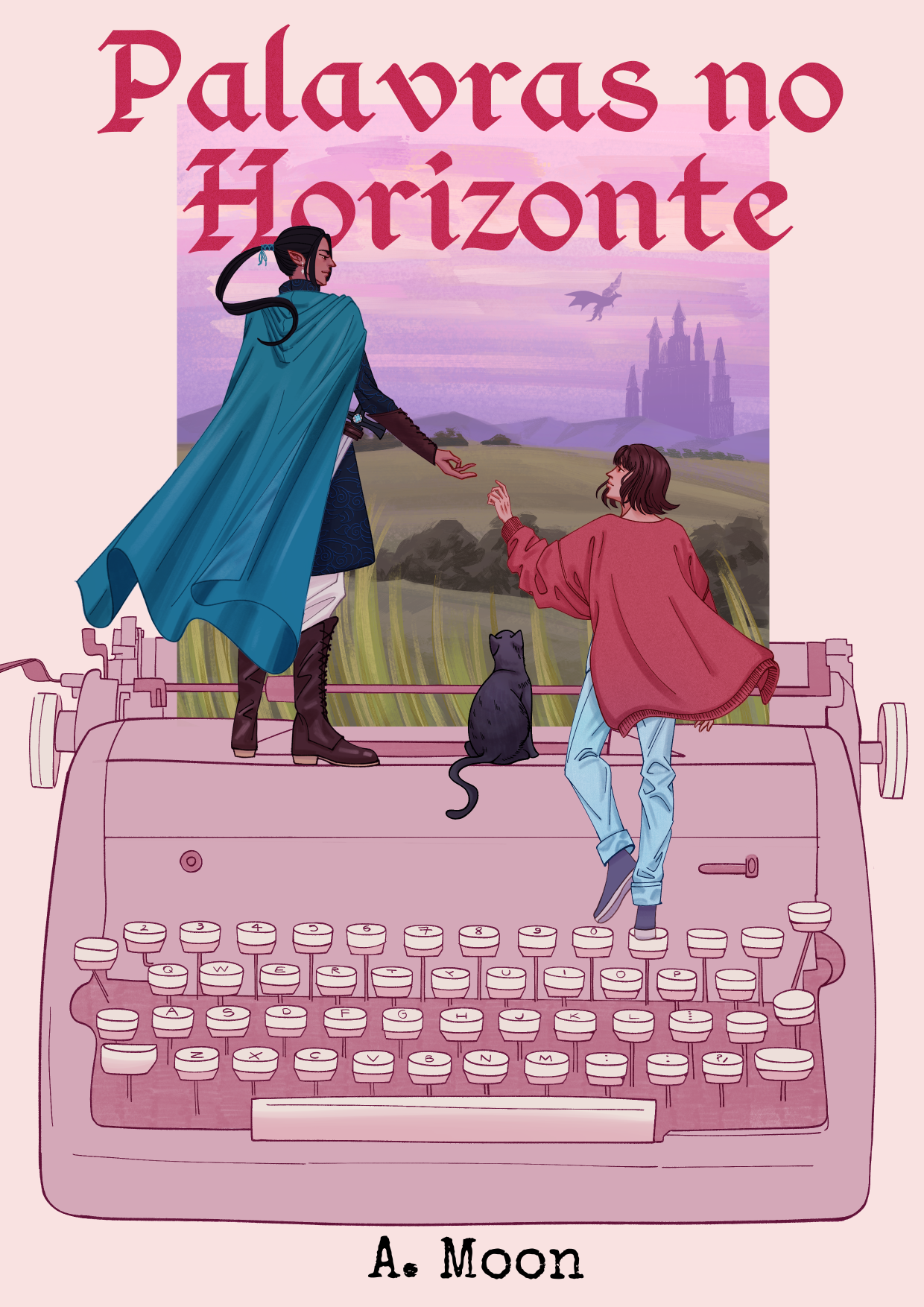 Mock book cover submitted in the illustration contest "Ilustra Capa" hosted by Mary Cagnin (2025)