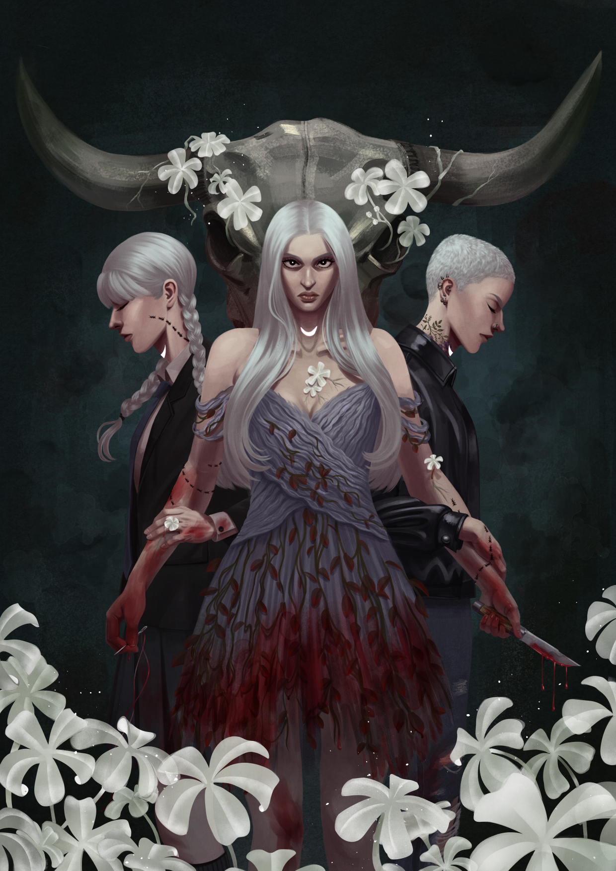 Fanart of "House of Hollow" by Krystal Sutherland (2026)