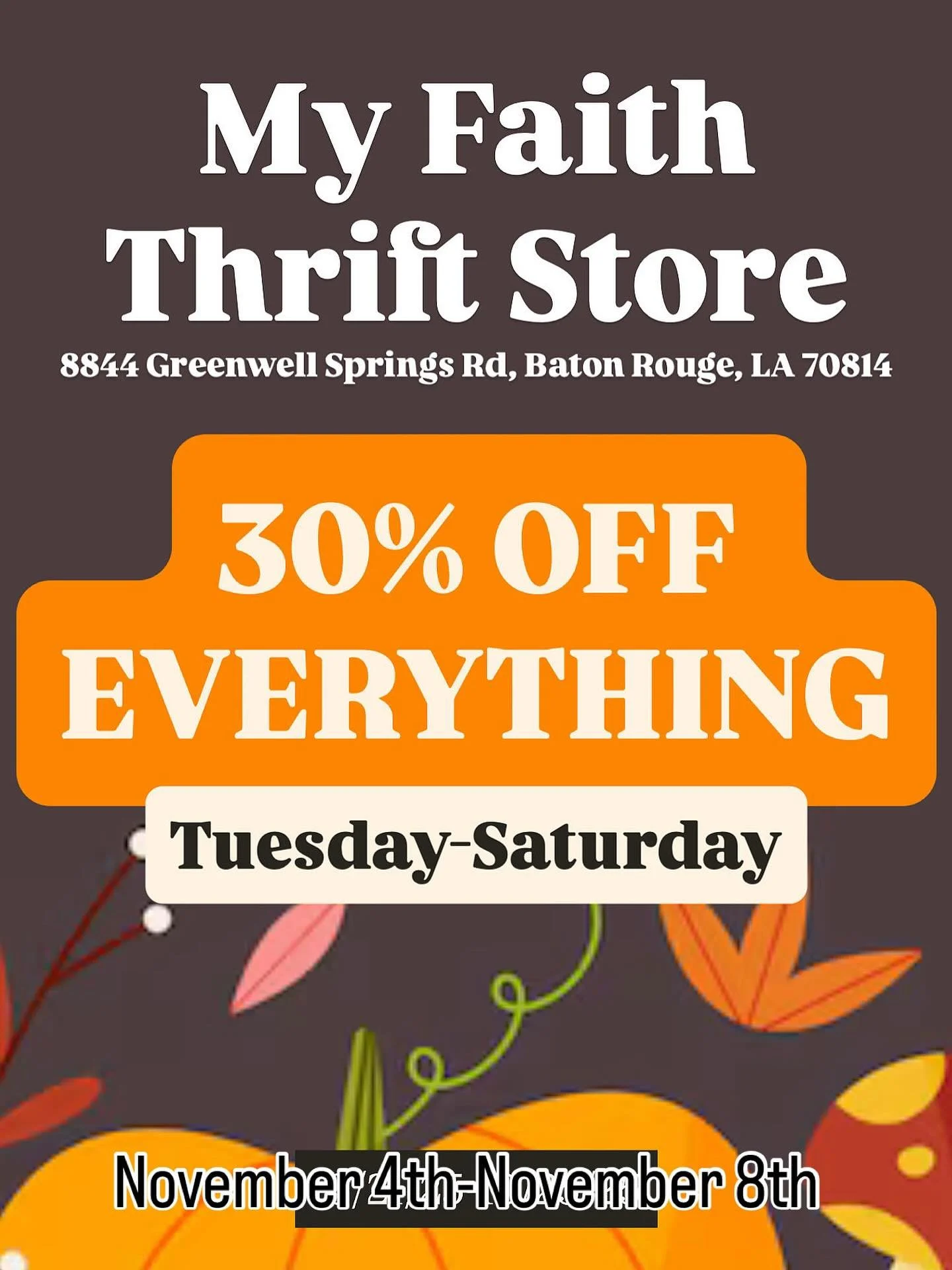 #fall #fallfashion #coats #dresses #jackets #boots #jeans #suits #pants #scrubs #skirts #scarves #hat #jesus #GodIsGood #givingback #helping #thrifting #antiques #homedecor #Furniture #jewelry #handbags #Linen #MyFaith #GodIsGood #hoodies
@highlight 