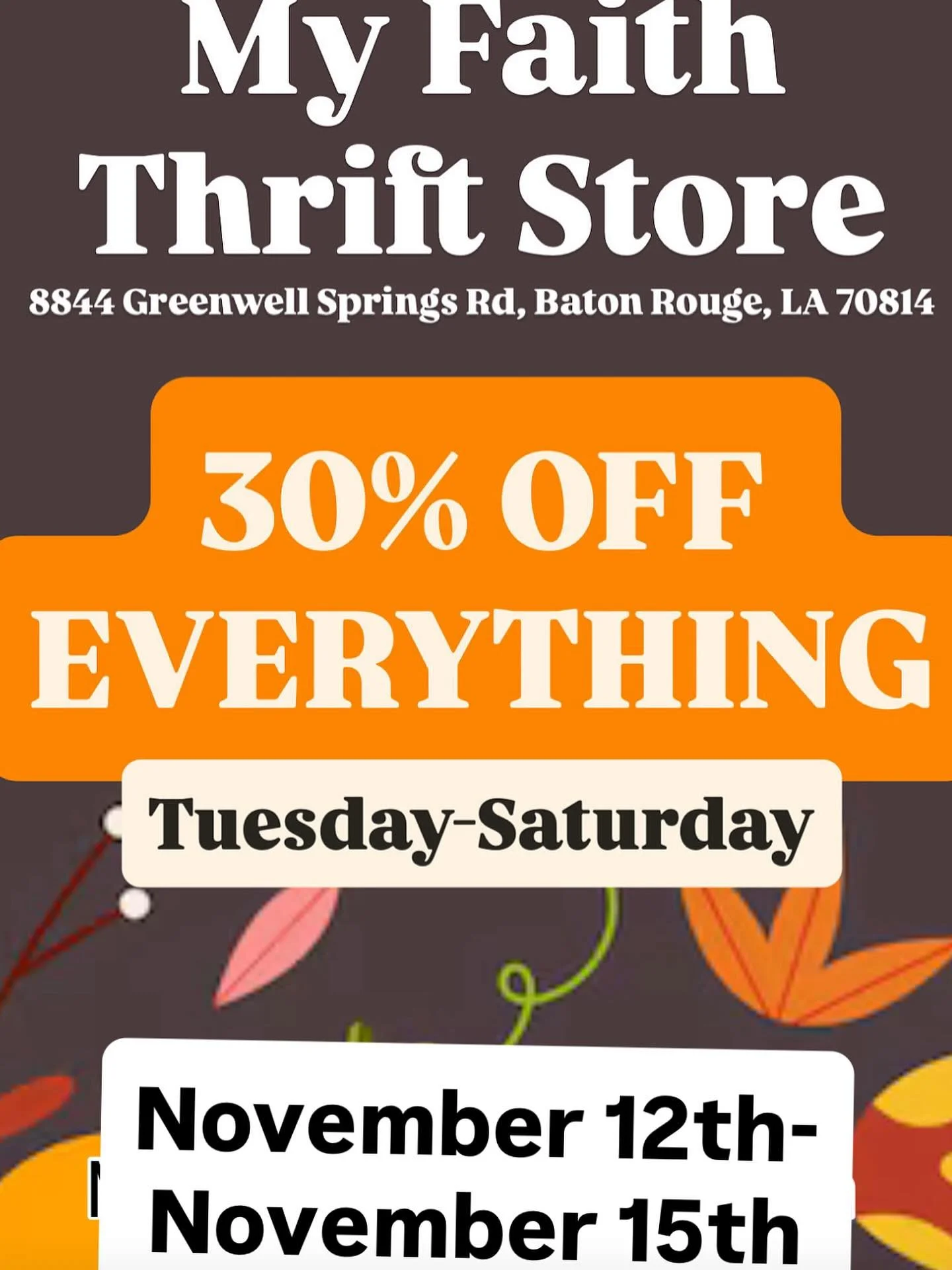 #fall #fallfashion #coats #dresses #jackets #boots #jeans #suits #pants #scrubs #skirts #scarves #hat #jesus #GodIsGood #givingback #helping #thrifting #antiques #homedecor #Furniture #jewelry #handbags #Linen #MyFaith #GodIsGood #hoodies
@highlight 