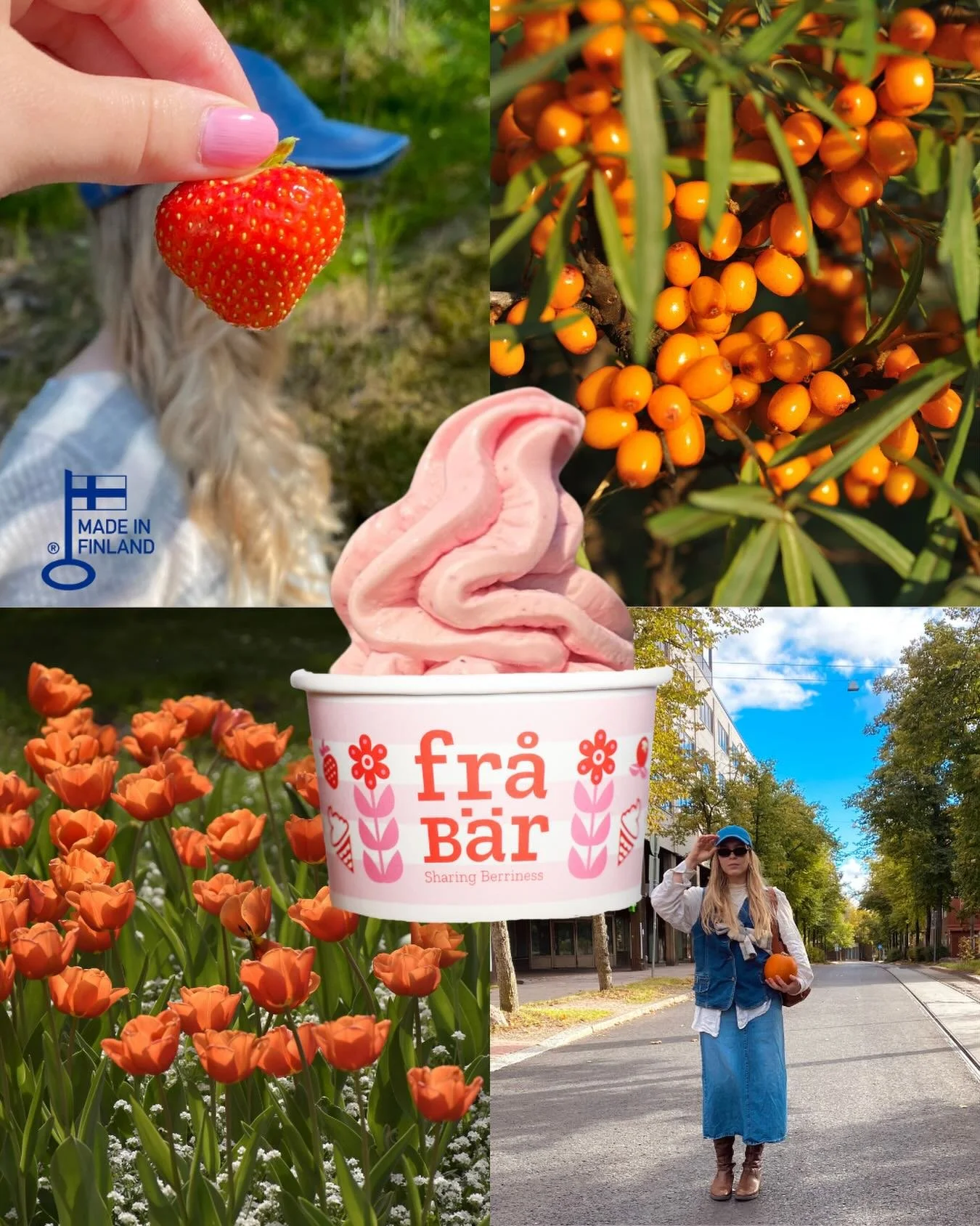 Esittelyss&auml; kes&auml;n myydyin: tyrni&amp;mansikka🍓🧡

#frozenyogurt #tyrni #realberries