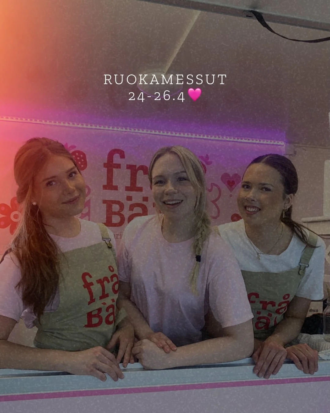 fr&aring;b&auml;r &amp; @ruokamessuthelsinki 🍓🍦🩷

#frozenyogurt #kotimaisuus #realberries #ruokamessut