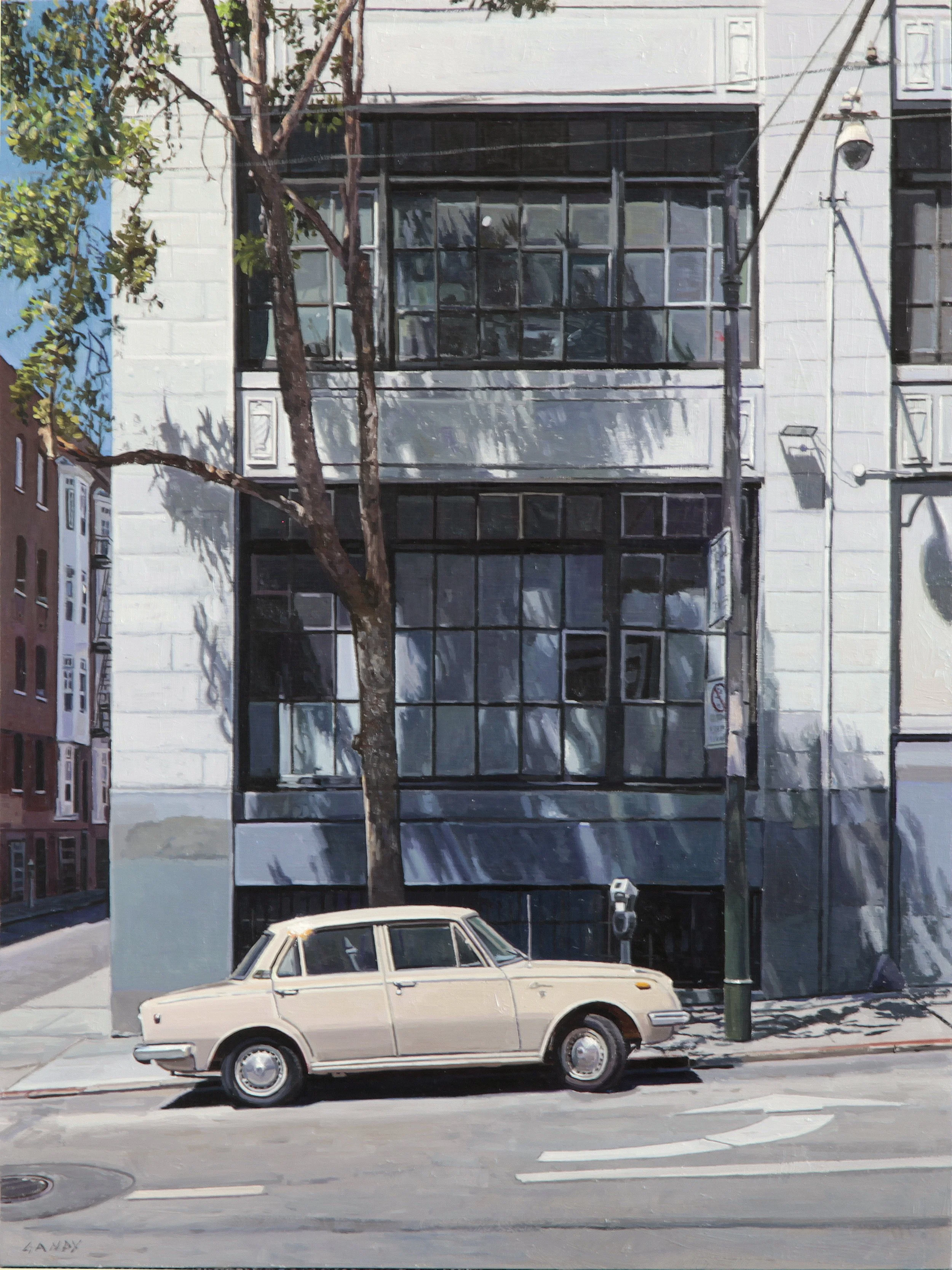  Right on Pine, 16”x 12”, oil on panel  Sold 