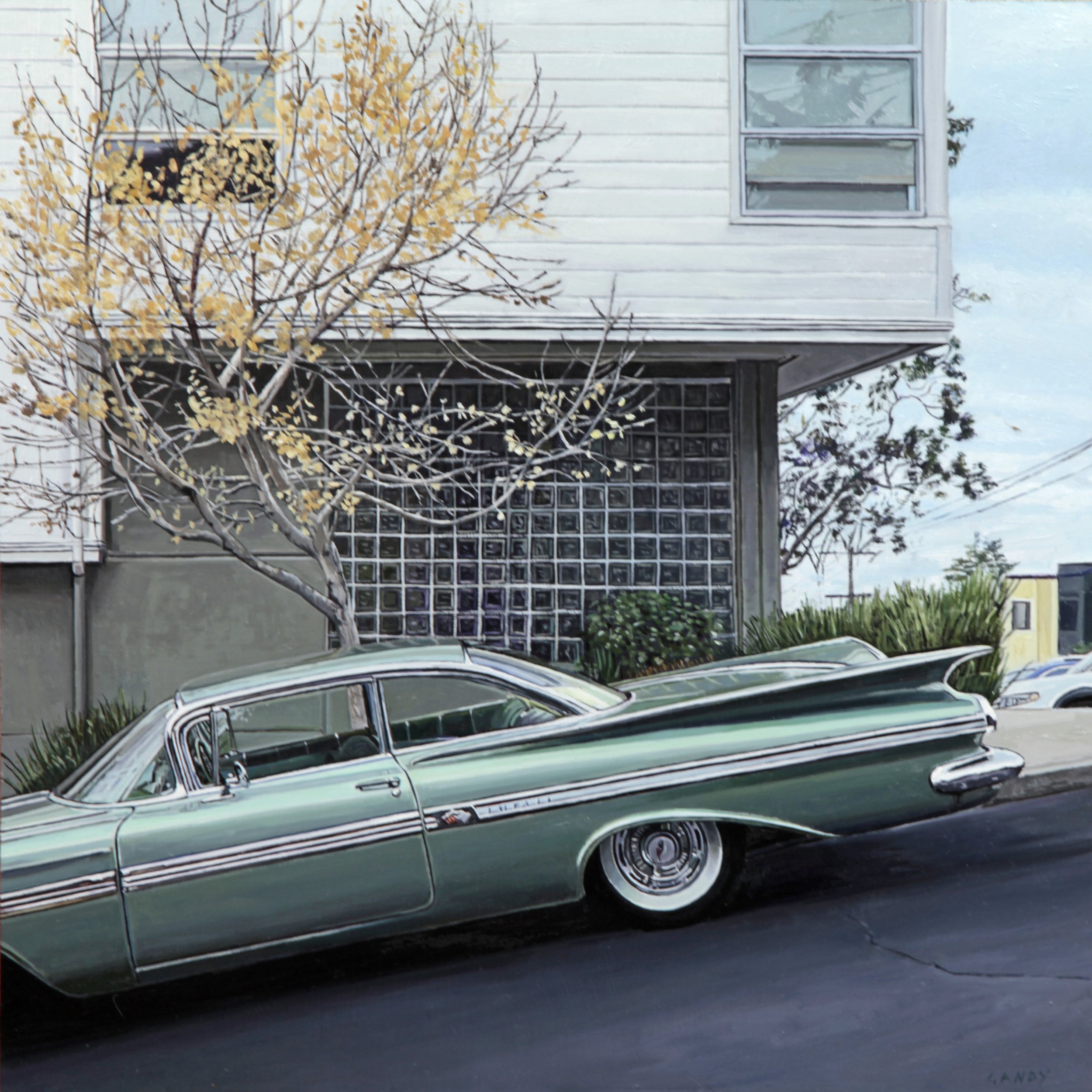  Impala in Potrero Hill, 12” x12”, oil on panel  Sold 